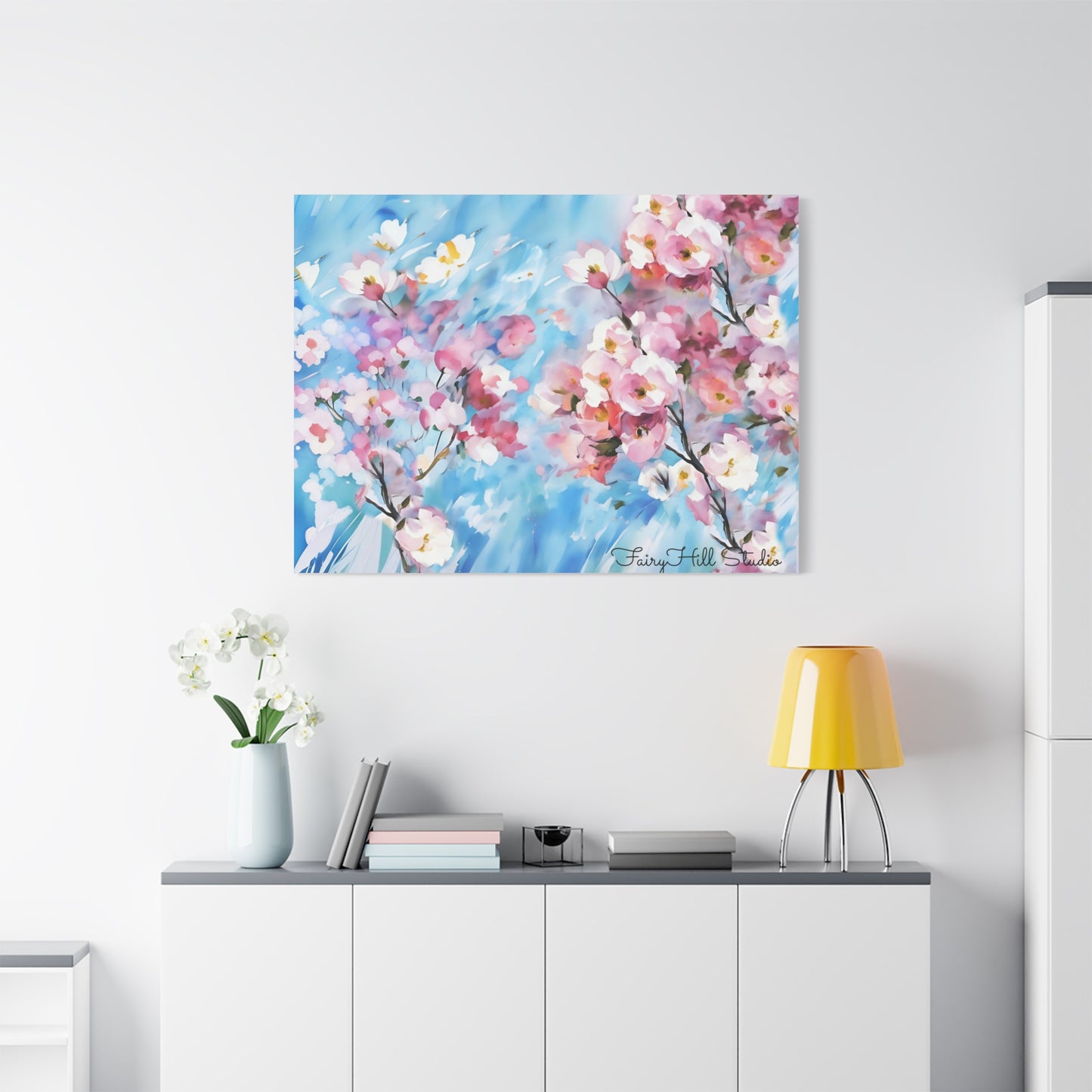 Canvas Wall Art - Floral Cherry Blossom