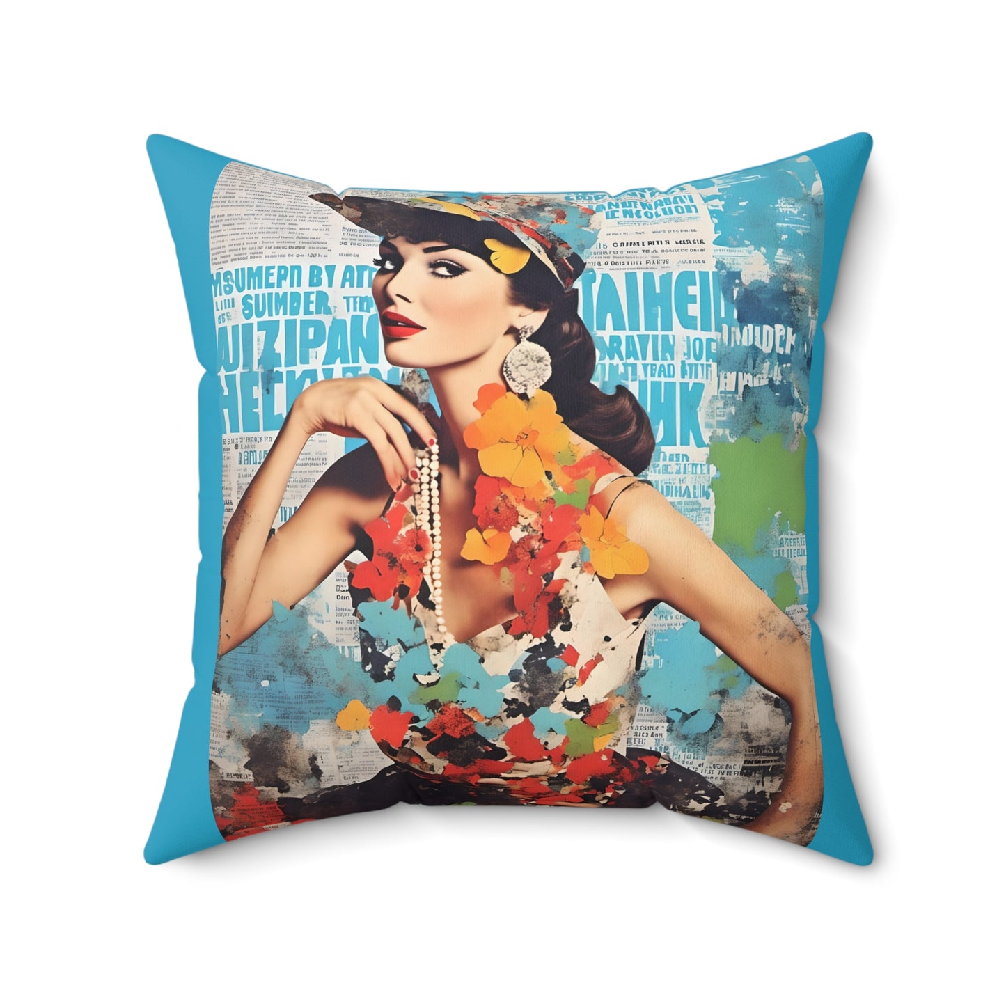 Spun Polyester Square Pillow