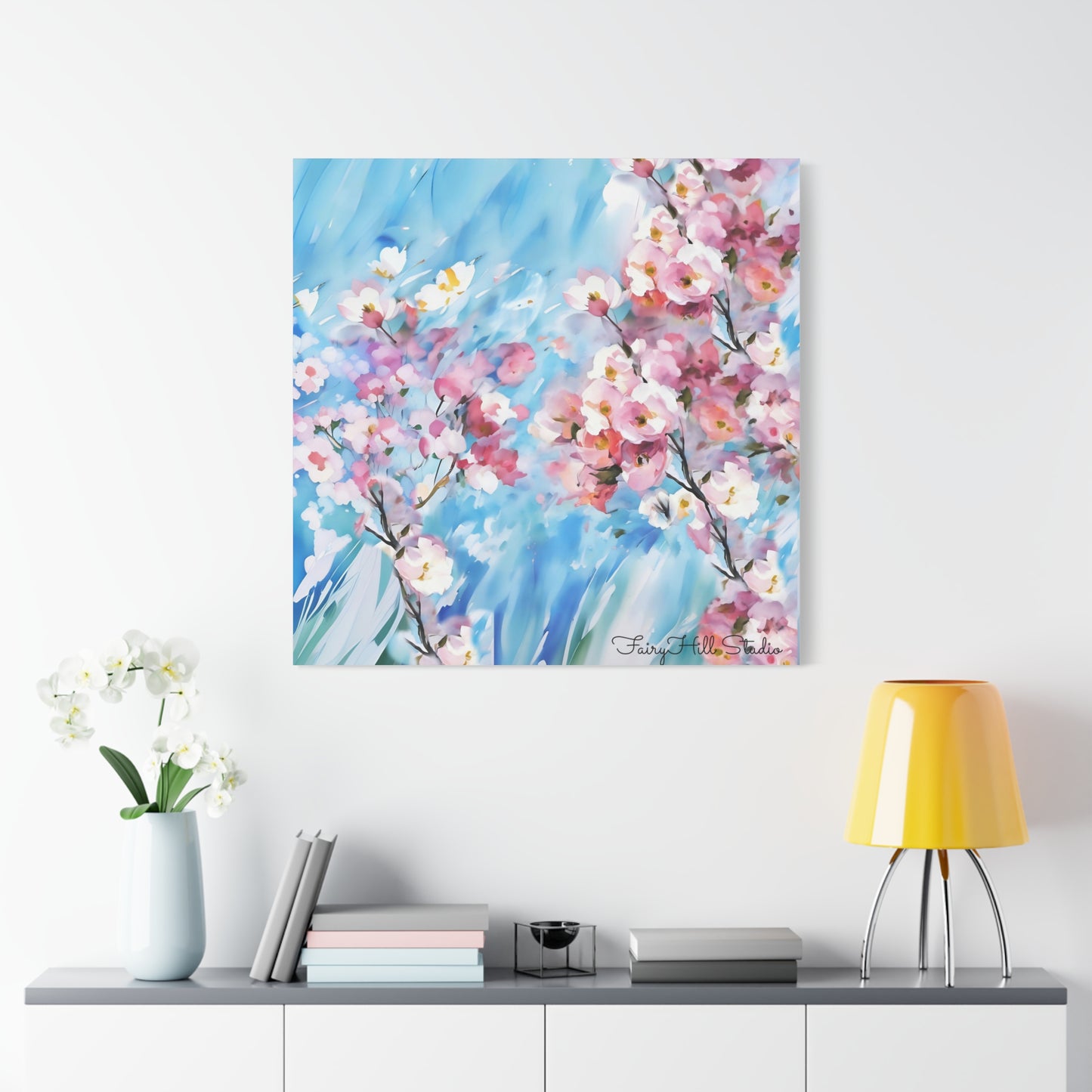 Canvas Wall Art - Floral Cherry Blossom