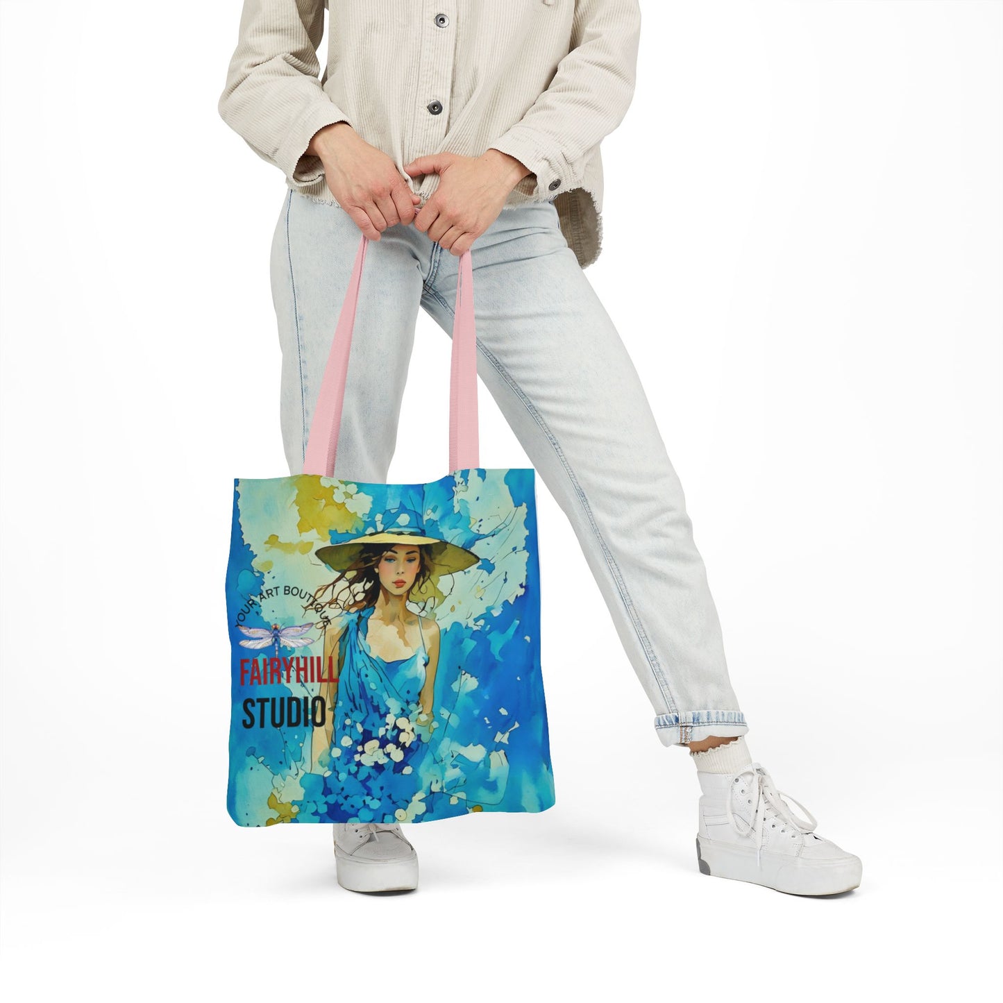Colorful Summer vibes- Canvas Tote Bag - Perfect for Beach Days, Eco-Friendly Shopping, and Summer Fun!