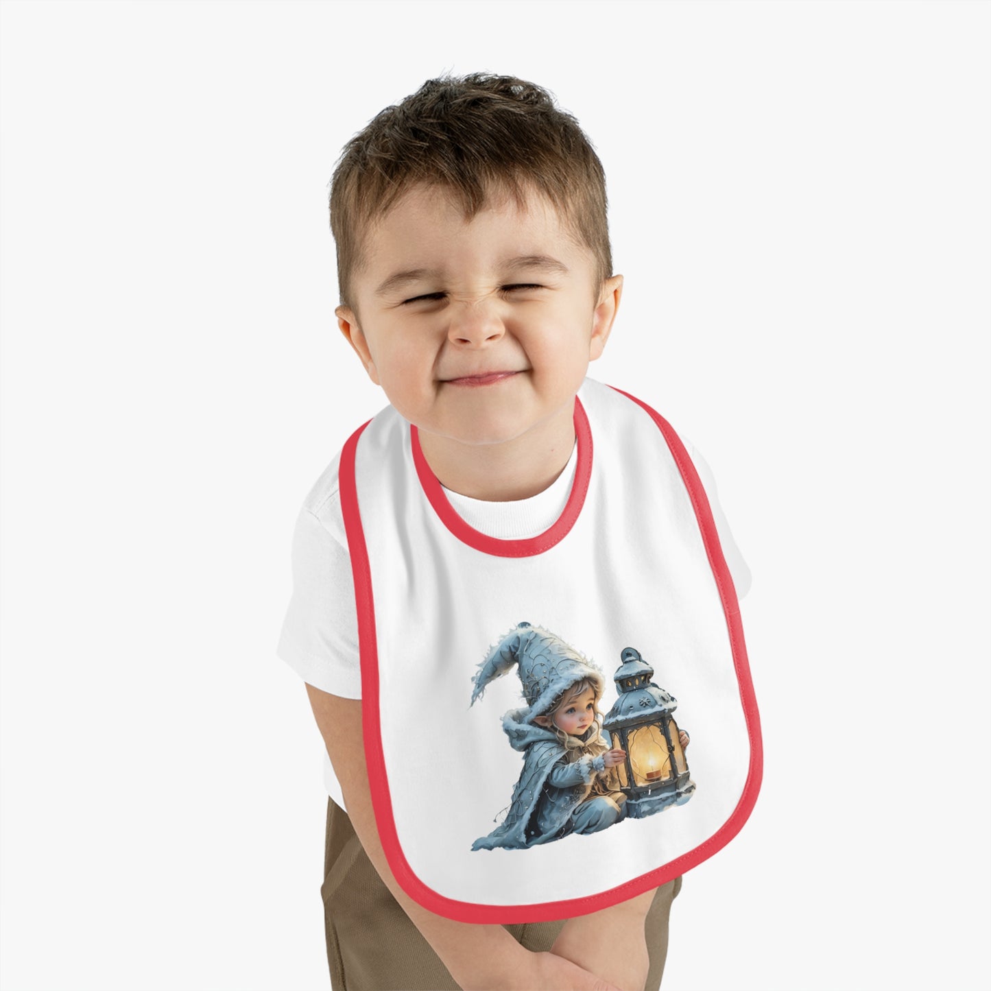 Adorable Baby Bib with Lantern Design - Perfect for Newborns and Gift Giving