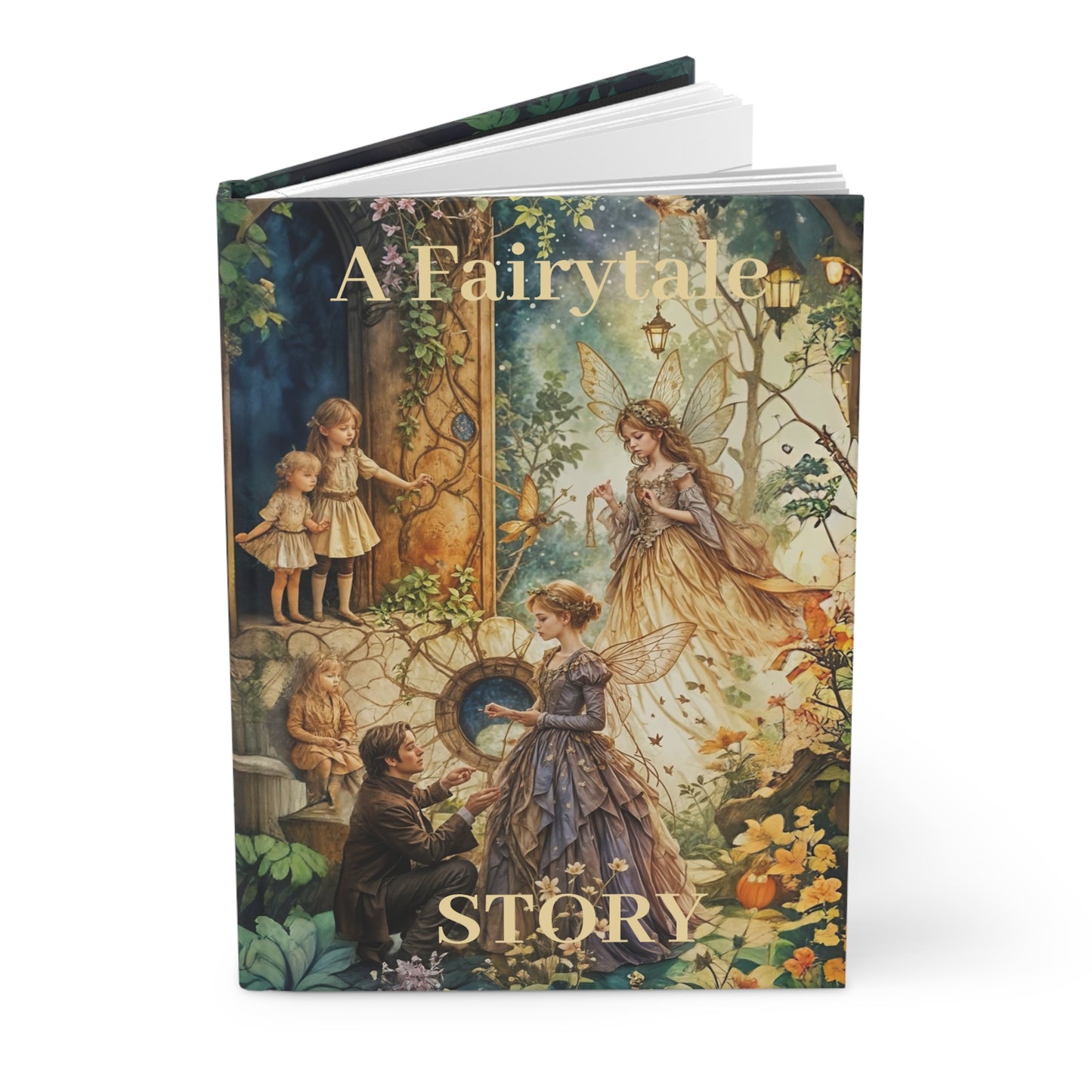 Hardcover Journal Matte - Fairytale Story Art by Fairyhill Studio