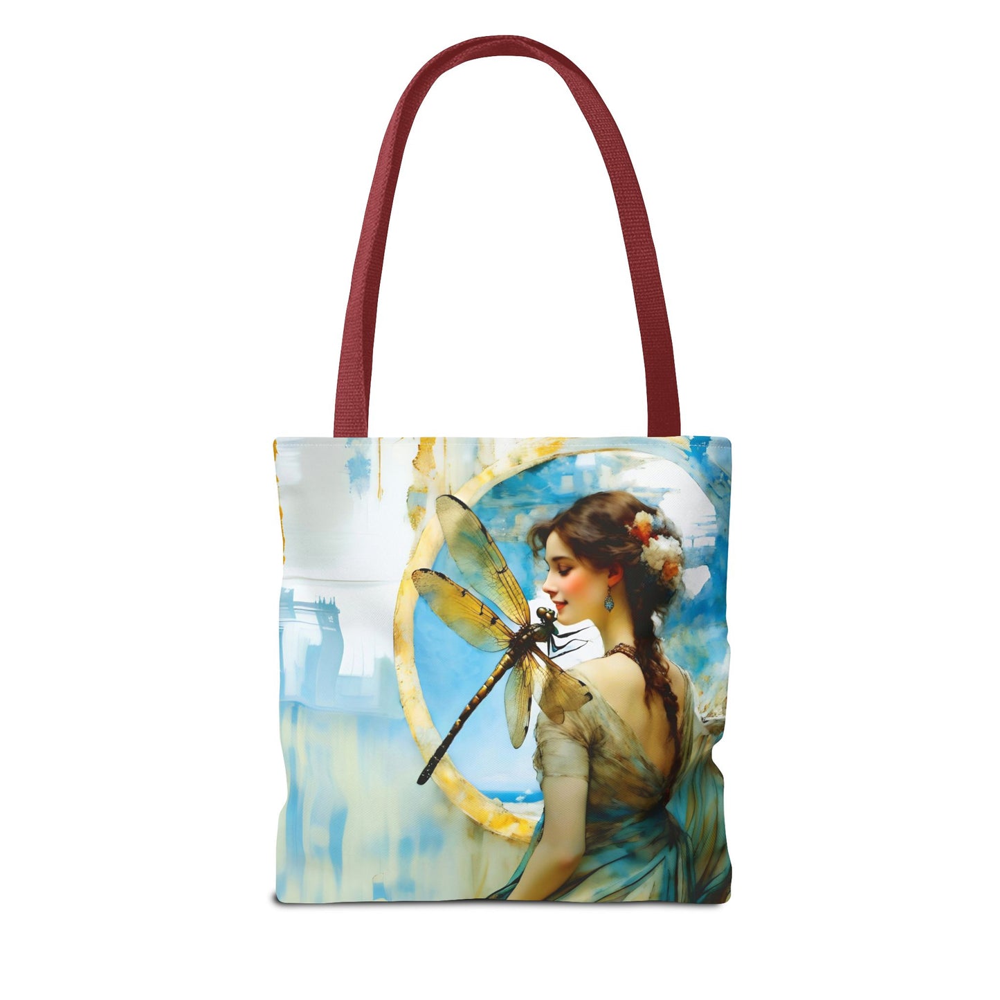 FairyHill Studio  Dragonfly whimsical Tote Bag (AOP)