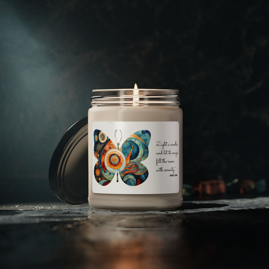 Floral Aromatic Soy Candle - 9oz | Hand-poured Scented Candle for Relaxation & Home Decor