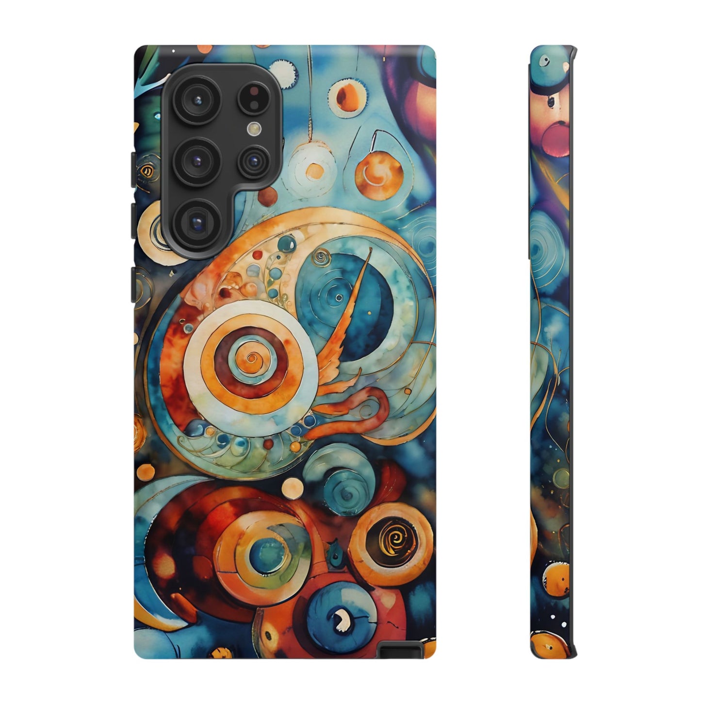 Phone Cases - Beautiful Abstract Circular Art Design