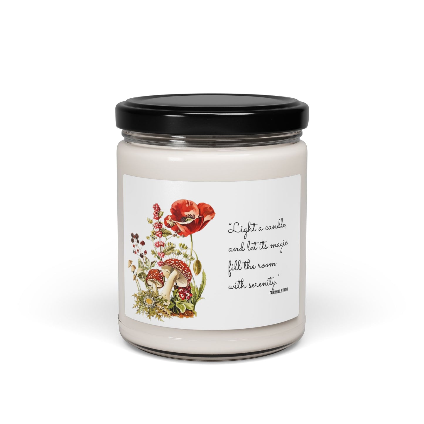 Floral Aromatic Soy Candle - 9oz | Hand-poured Scented Candle for Relaxation & Home Decor