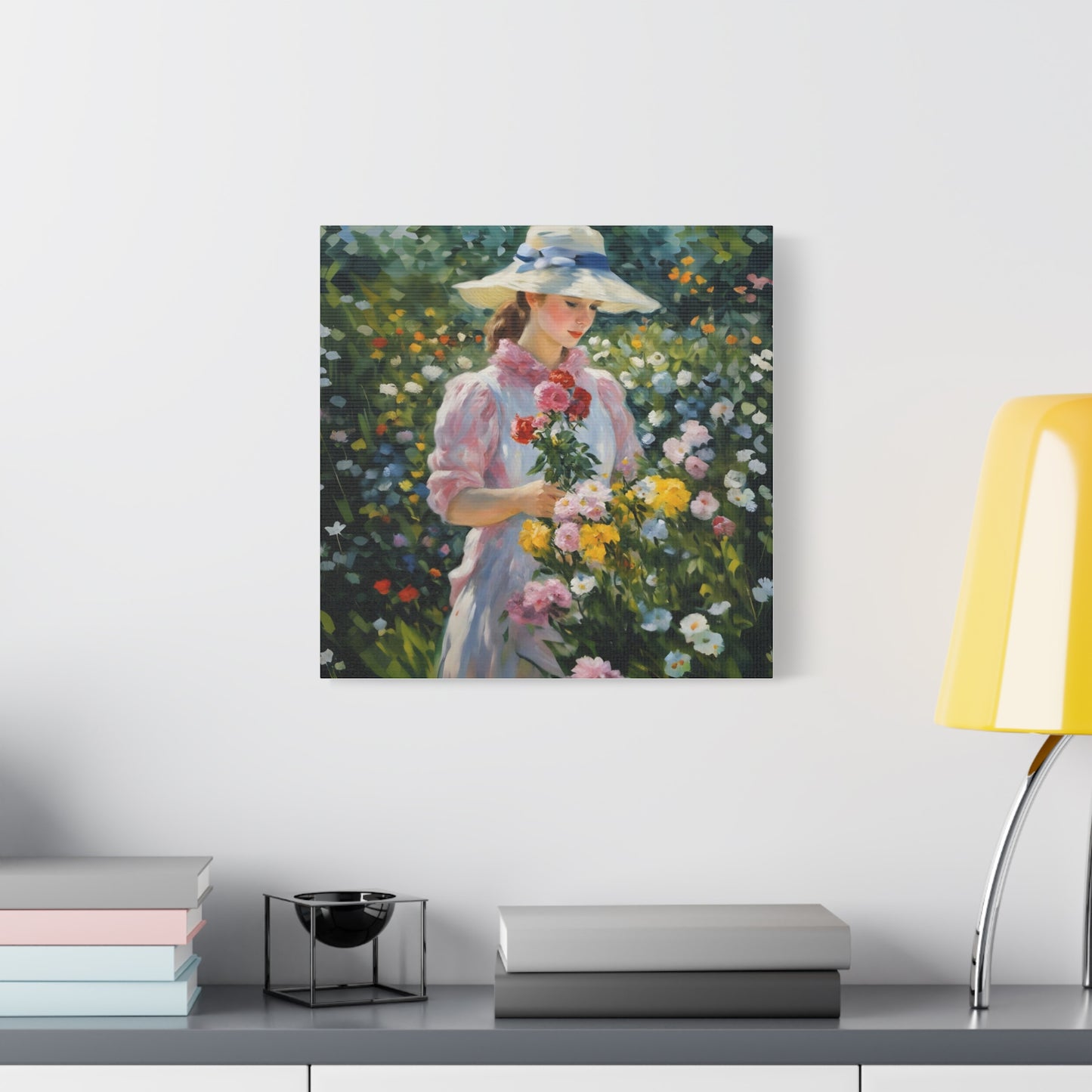Floral Serenity Canvas Art - Stretched Matte 1.25"