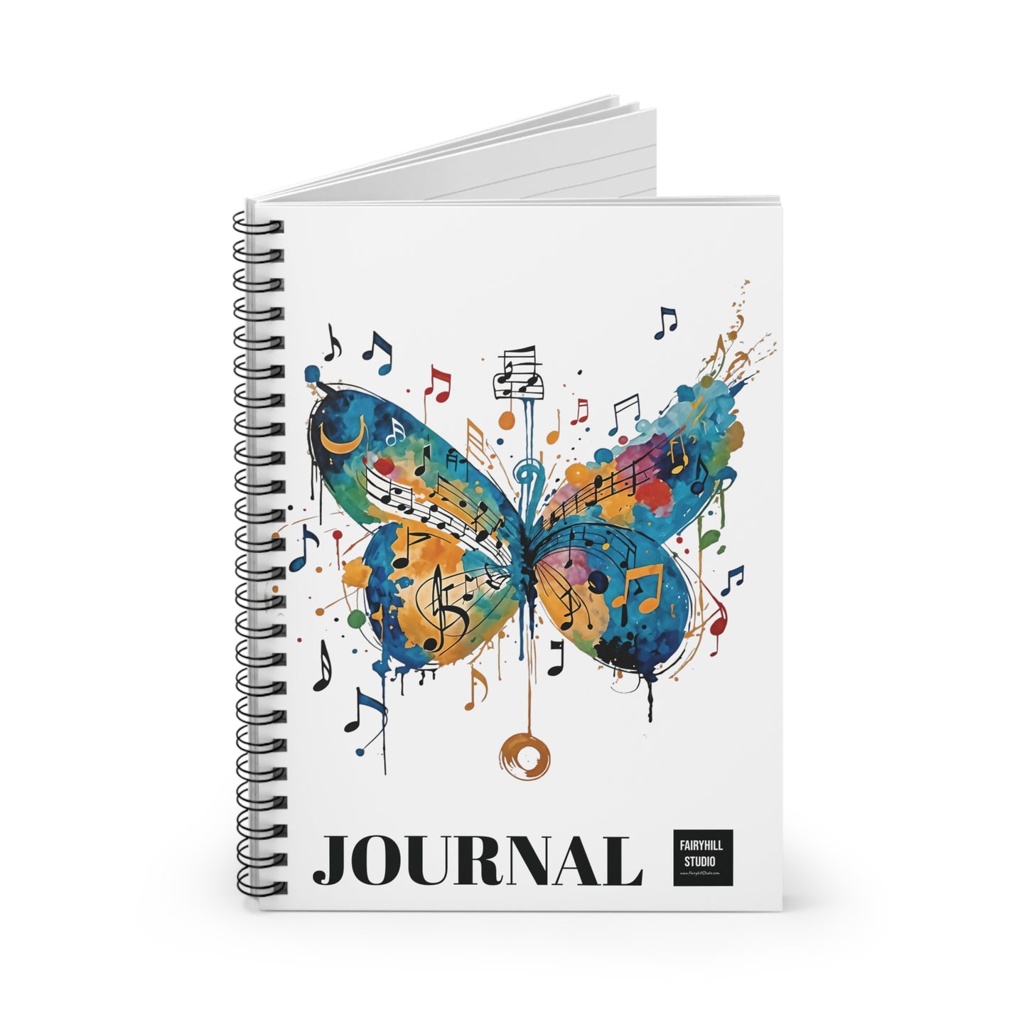 Butterfly Spiral Notebook