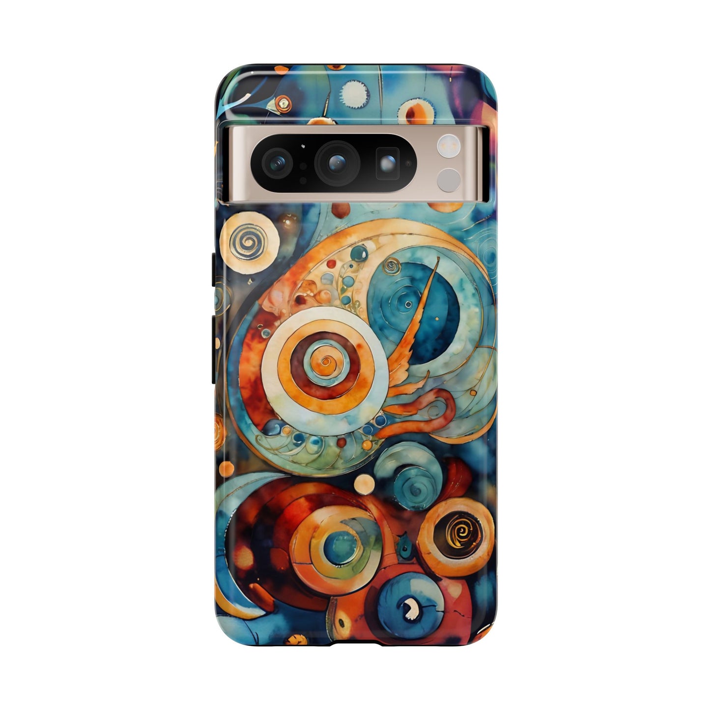 Phone Cases - Beautiful Abstract Circular Art Design