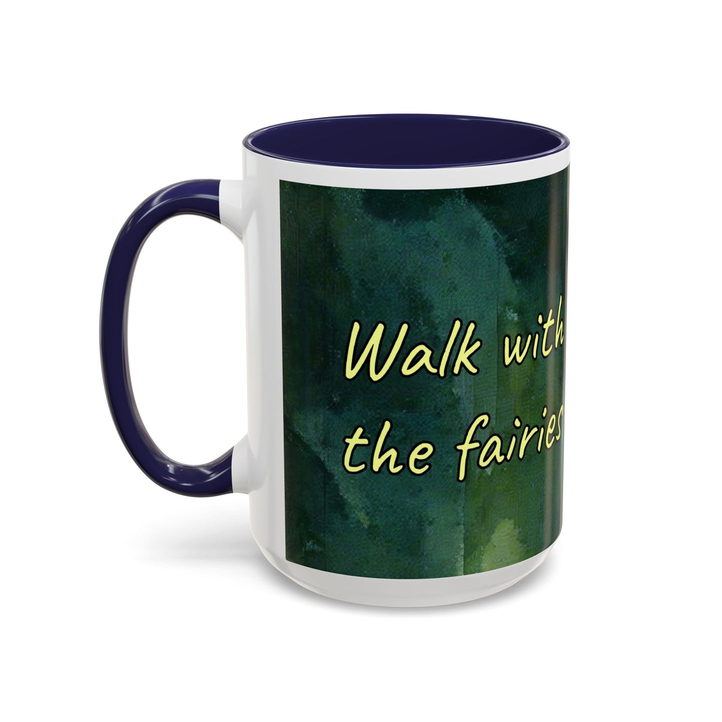 Sleeping Fairy -Themed Coffee Mug with a quote - 11 & 15oz Accent Mug for Fairy/coffee  Lovers