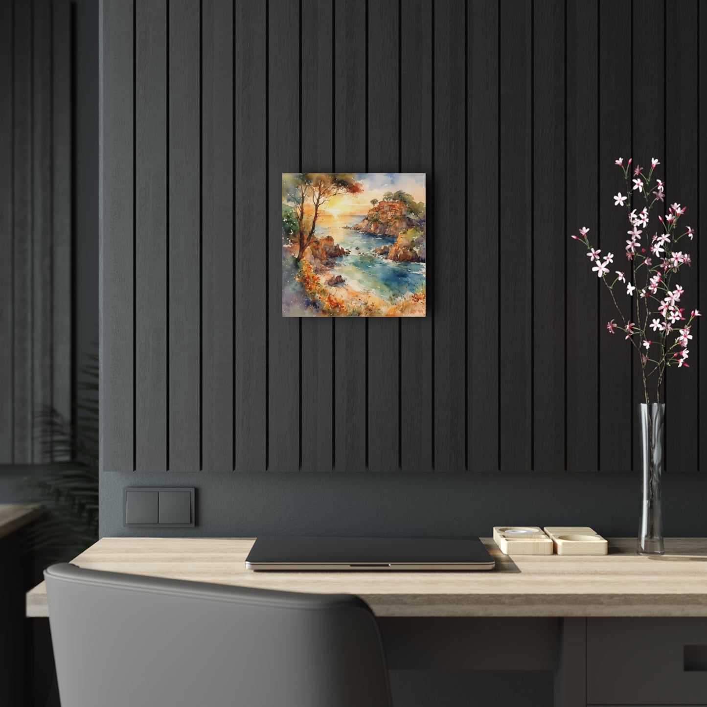 FairyHill Studio Amarfi Coast  Inspirational  Art Acrylic Print -