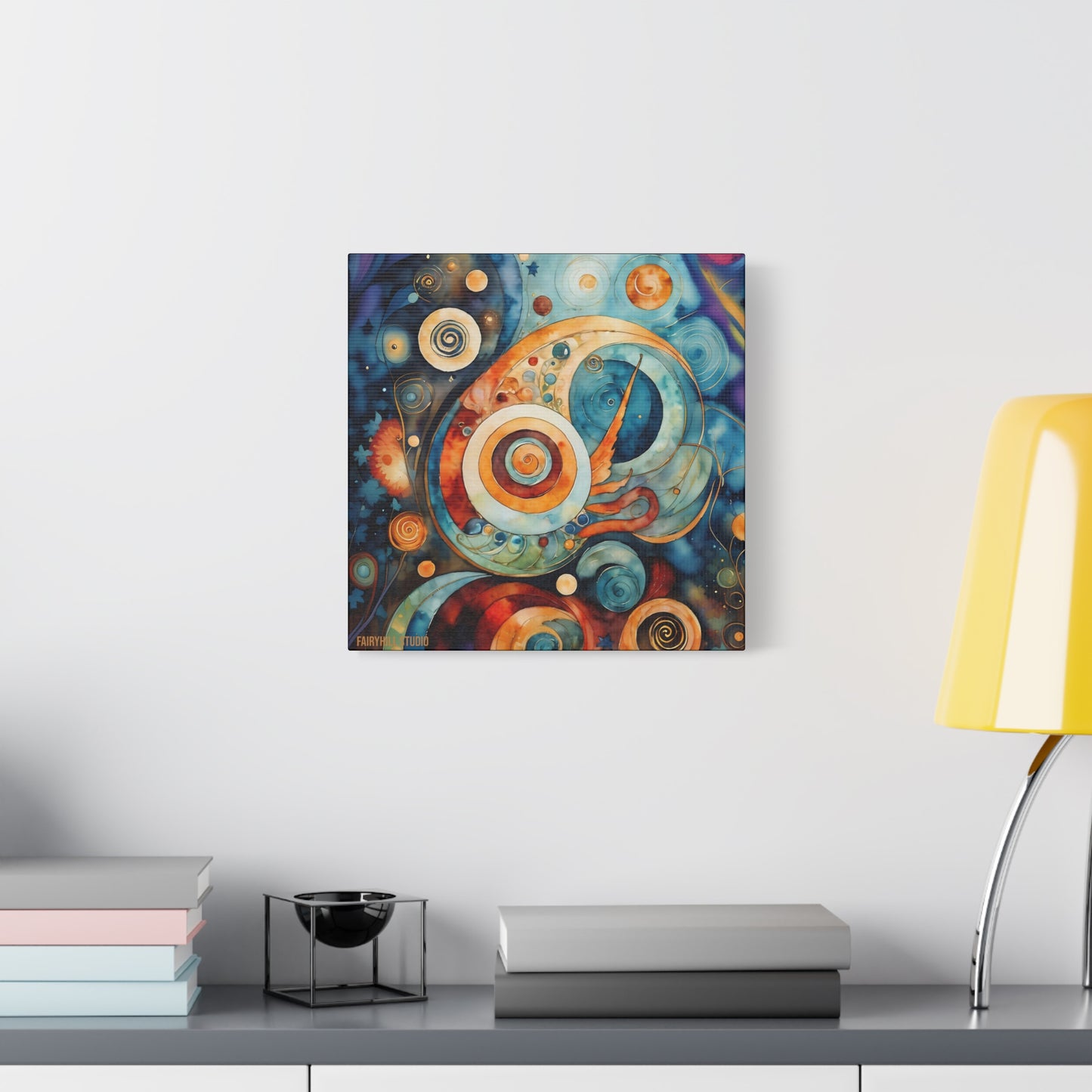 Canvas Wall Art - Abstract Colorful Circle