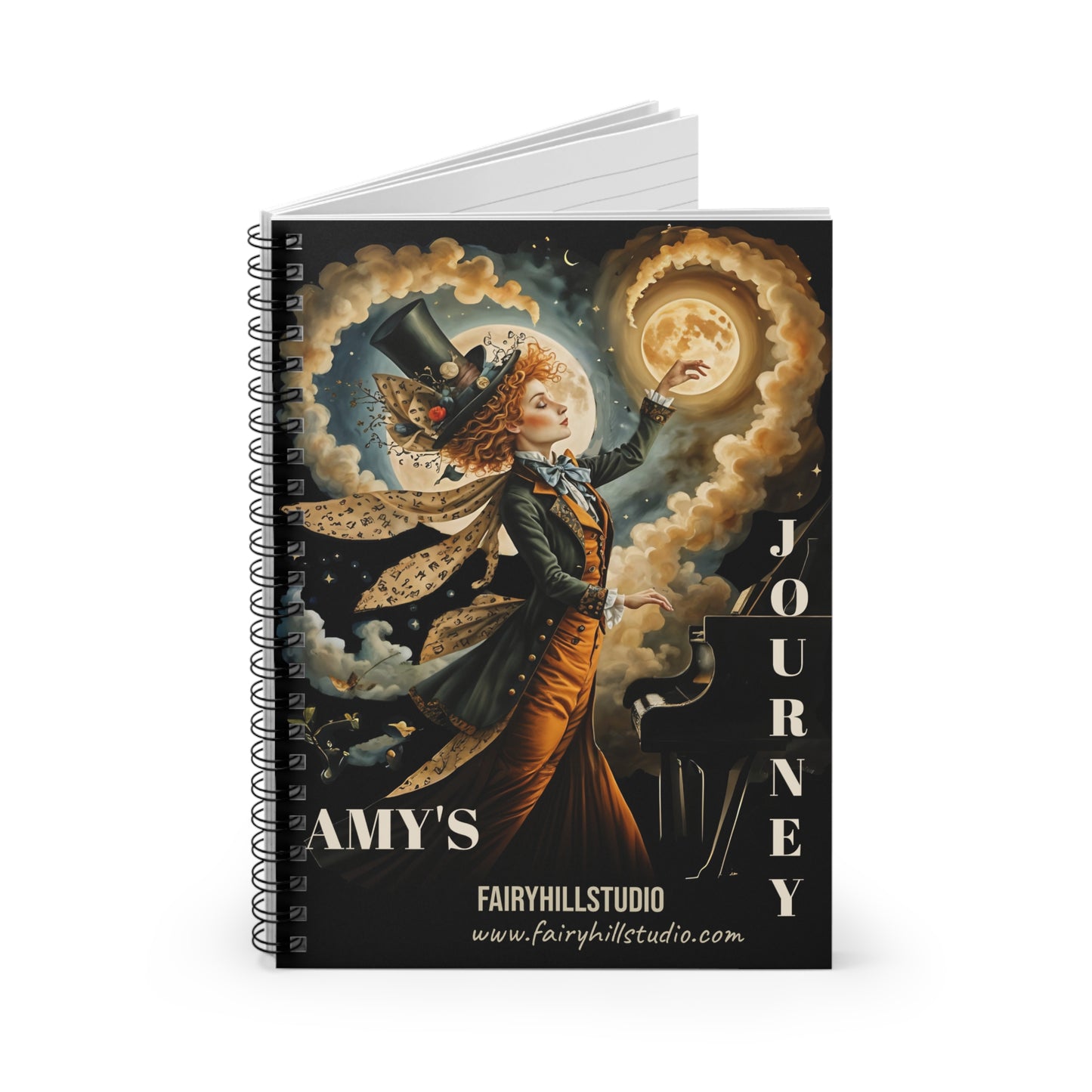 Fairy Magic Journal Personalized Journal Gift notebook - Customized Journal Personalized Notebook Gift Spiral Notebook - Ruled Line