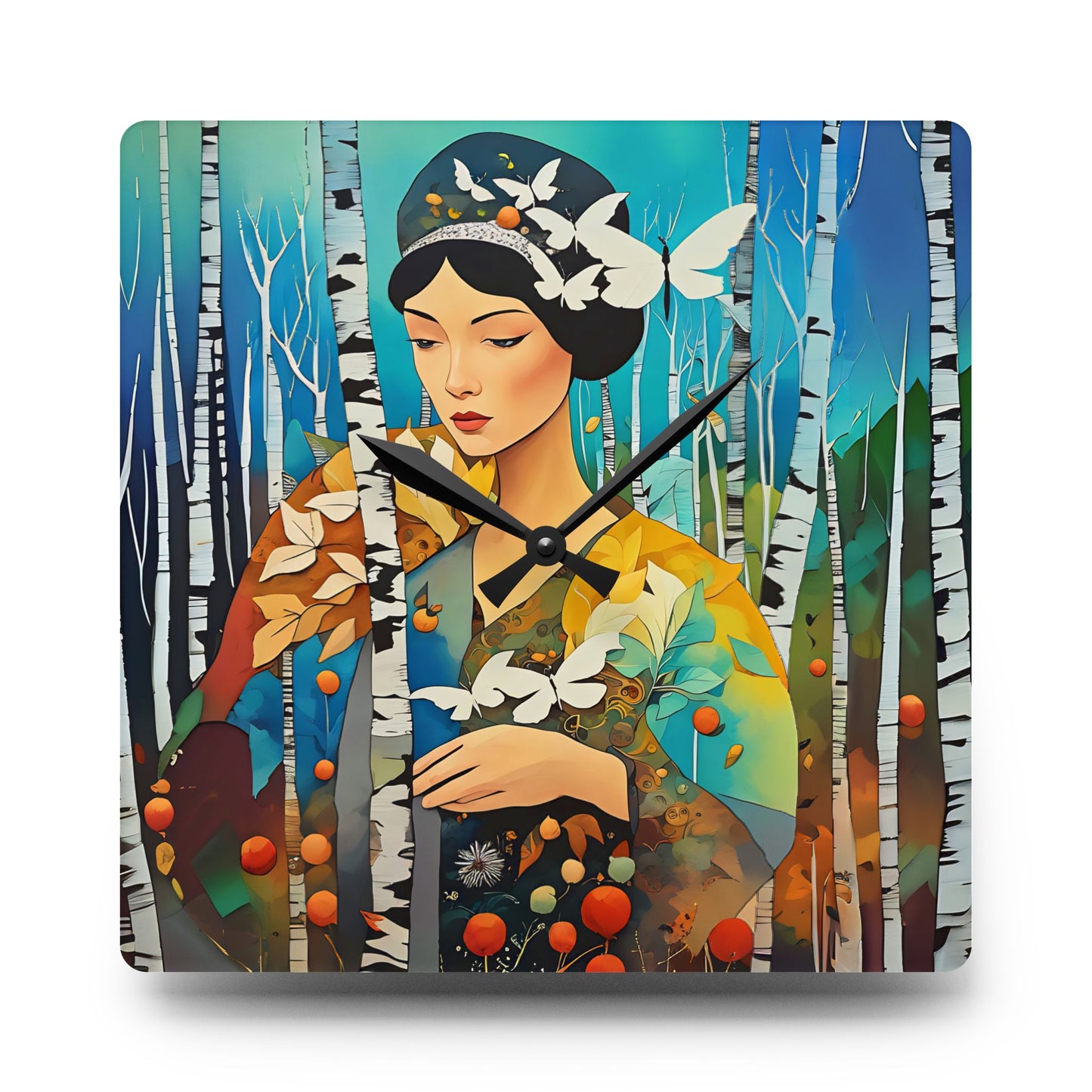 Butterfly Acrylic Wall Clock
