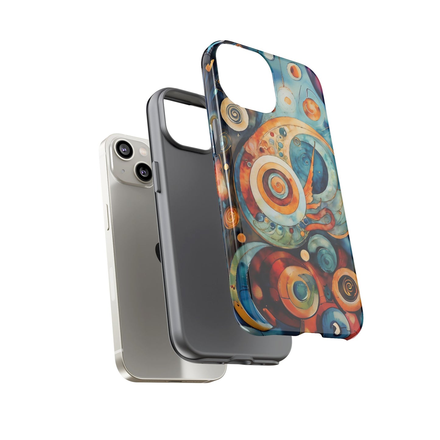 Phone Cases - Beautiful Abstract Circular Art Design