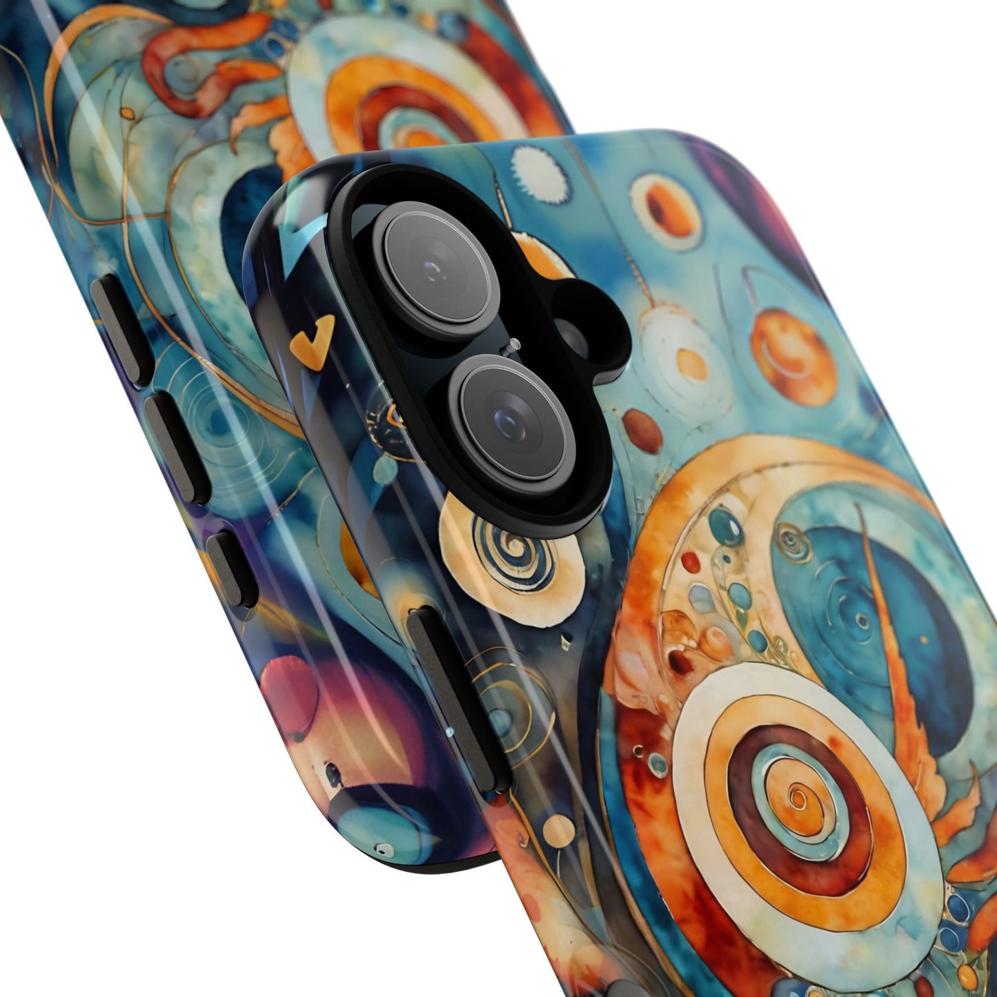 Phone Cases - Beautiful Abstract Circular Art Design
