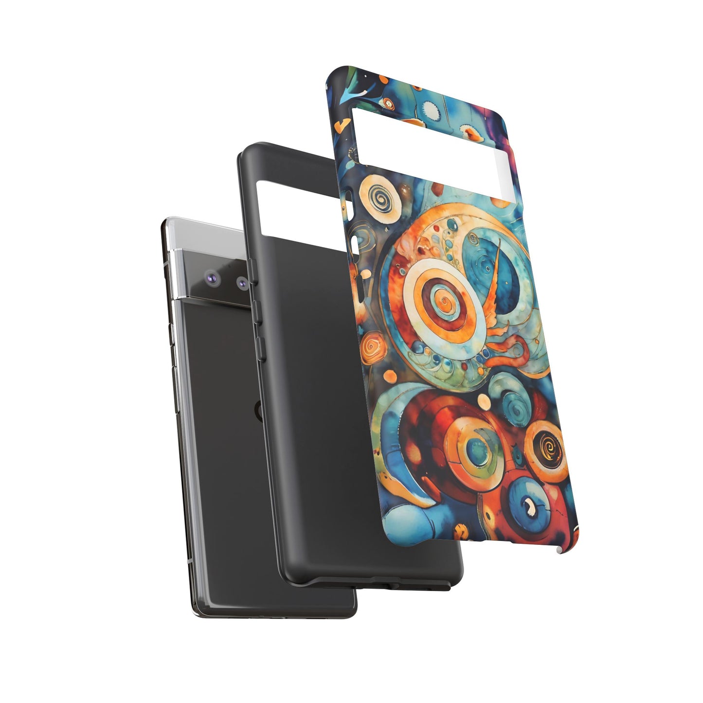 Phone Cases - Beautiful Abstract Circular Art Design