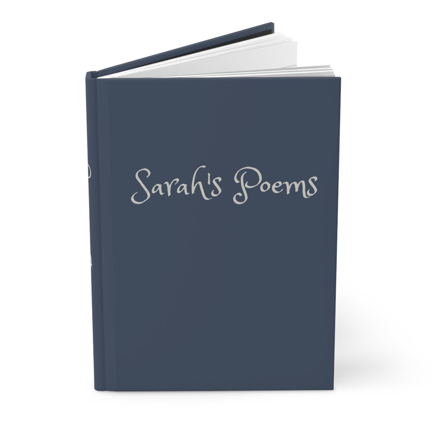 Personalized Hardcover Journal Matte - French Blue Color Customized Journal by Fairyhill Studio