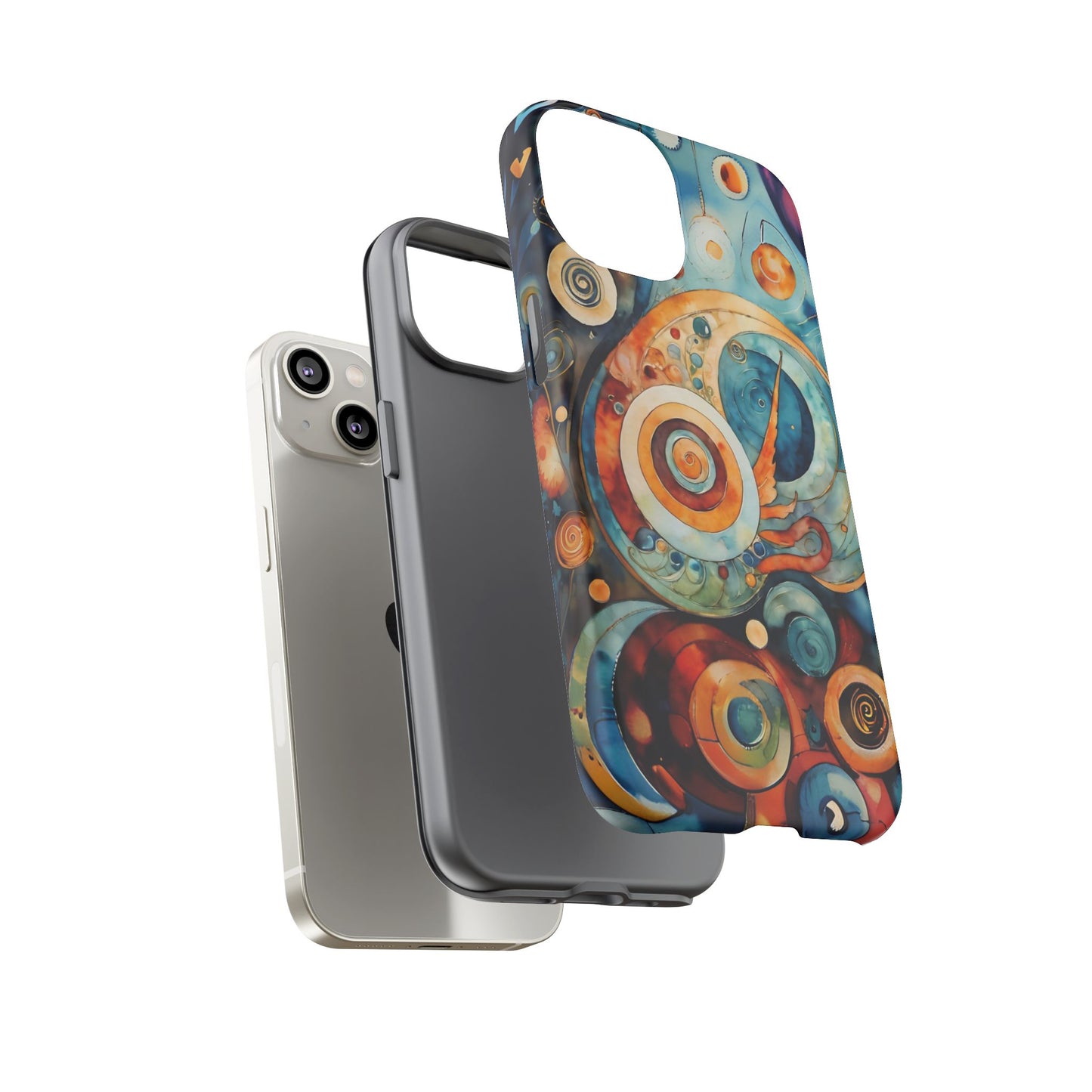 Phone Cases - Beautiful Abstract Circular Art Design