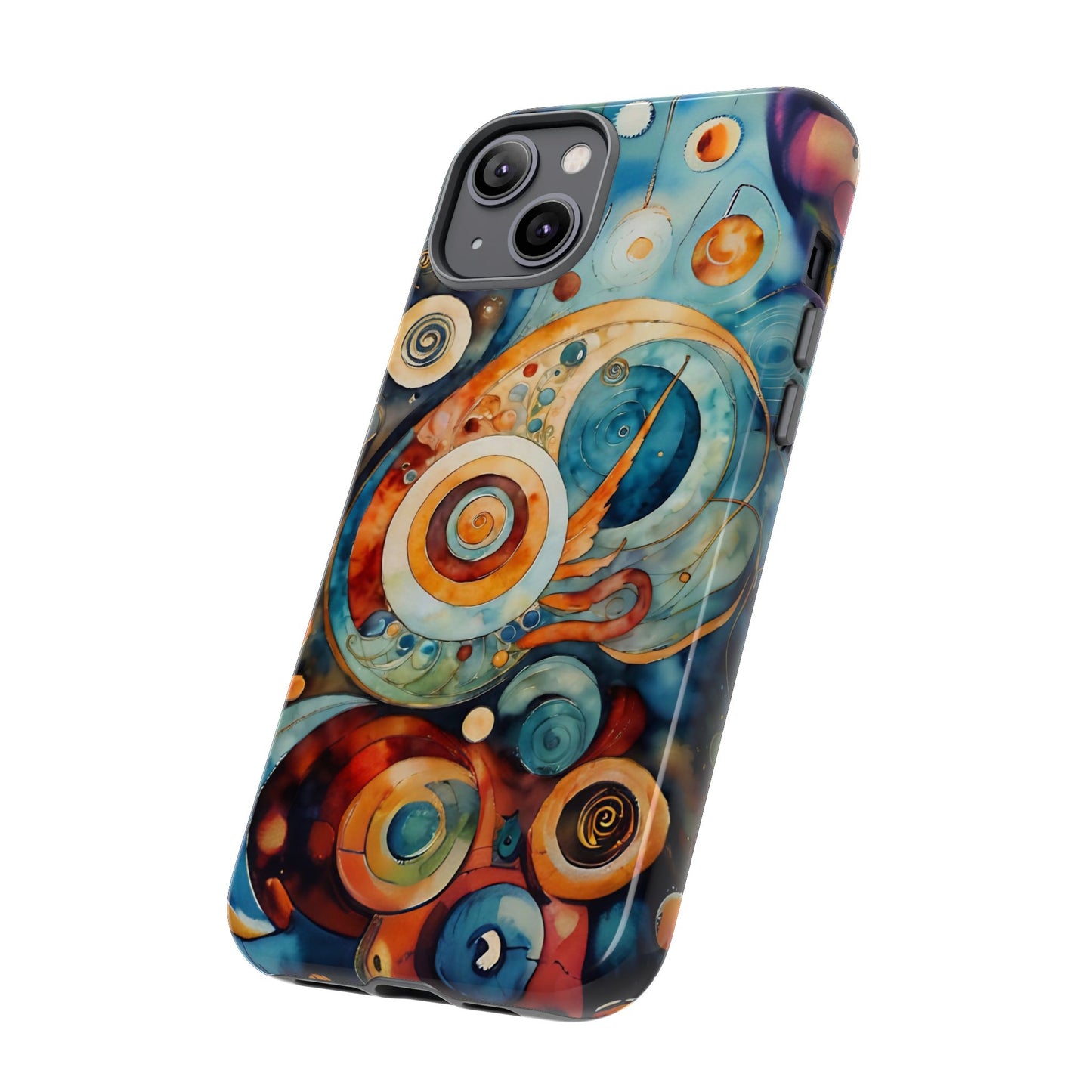 Phone Cases - Beautiful Abstract Circular Art Design