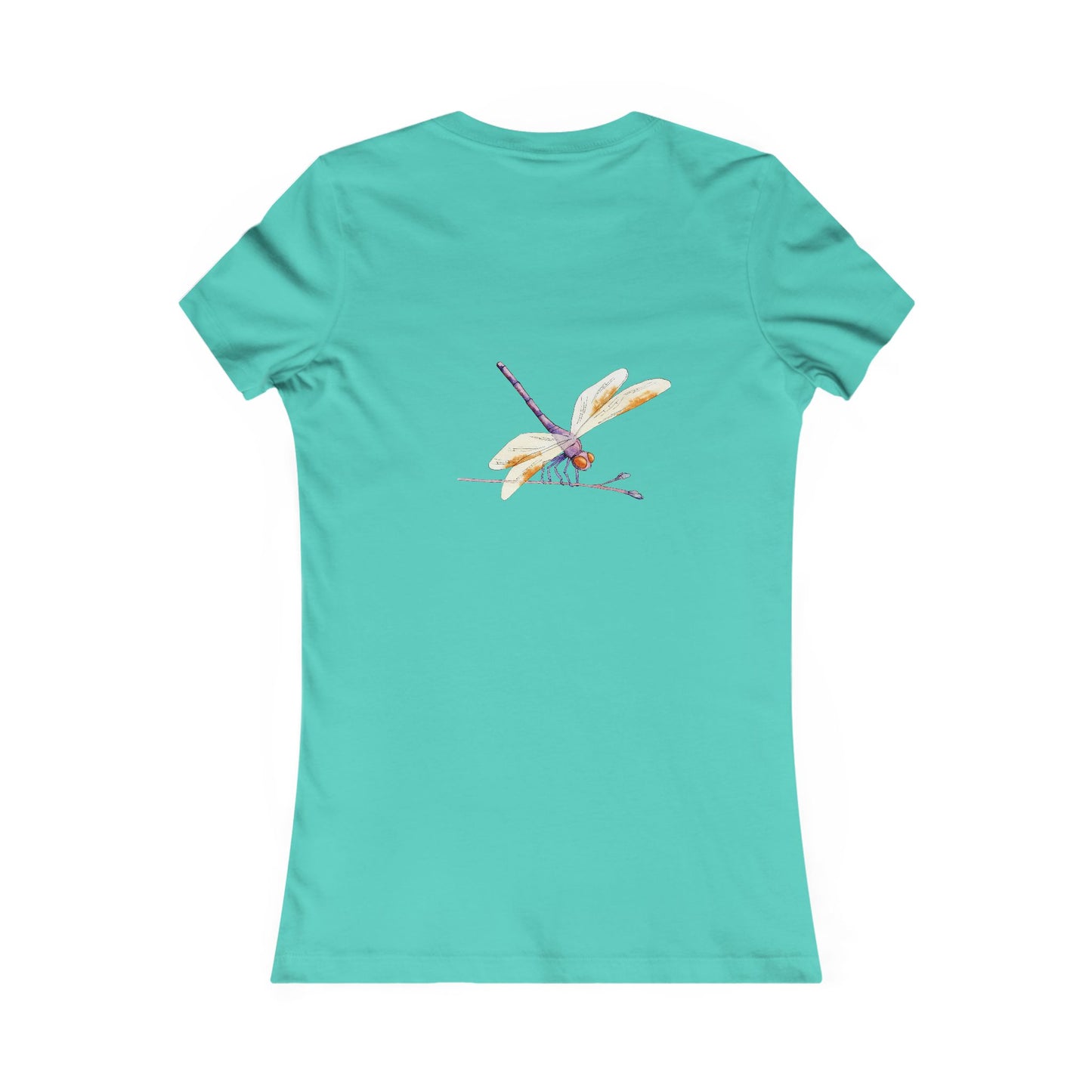 Stylish Women's Favorite Tee with Dragonfly Design, Casual T-Shirt, Gift for Her, Nature Lover Apparel, Spring Fashion