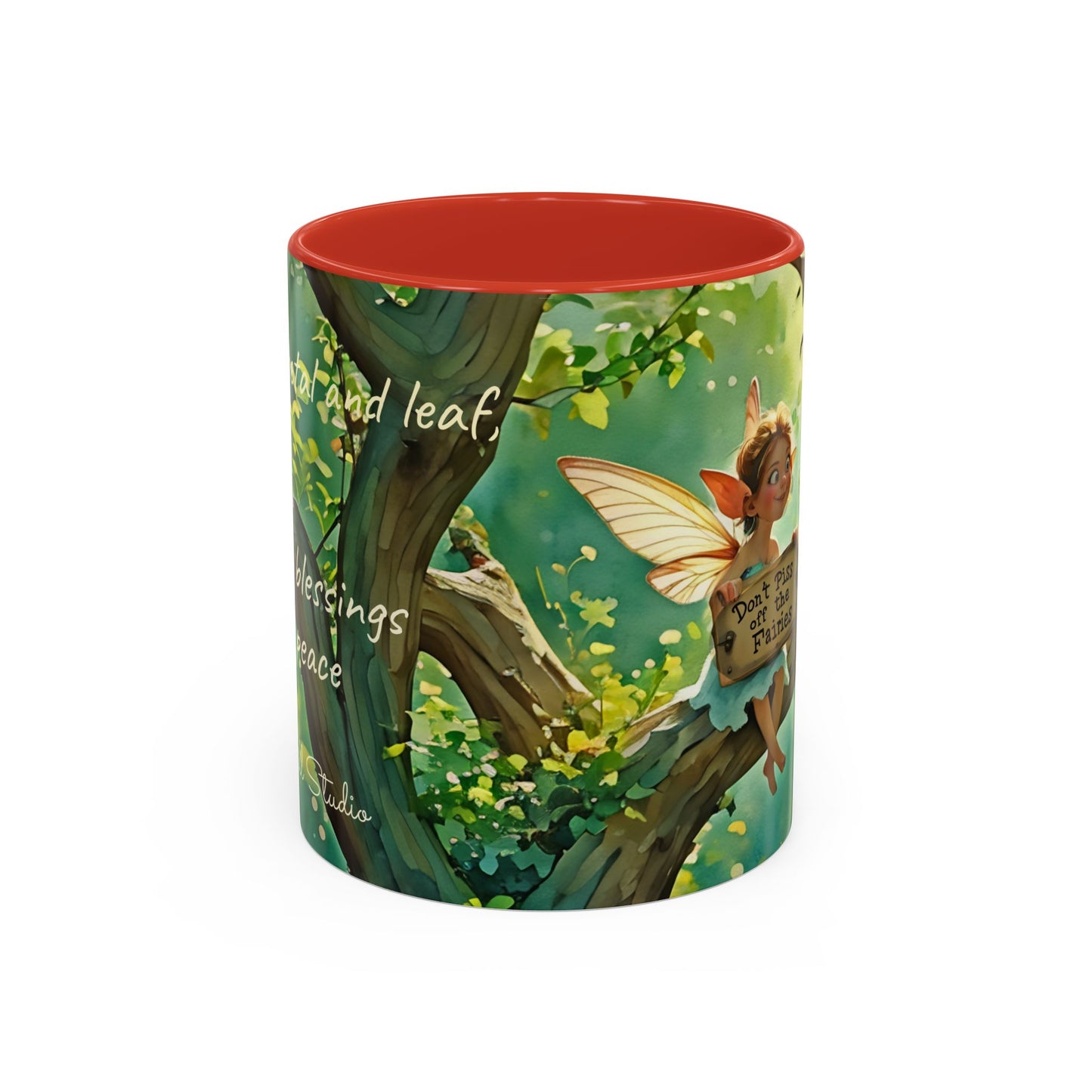 Garden fairy-Themed Coffee Mug - 11 & 15oz Accent Mug for Fairy Lovers