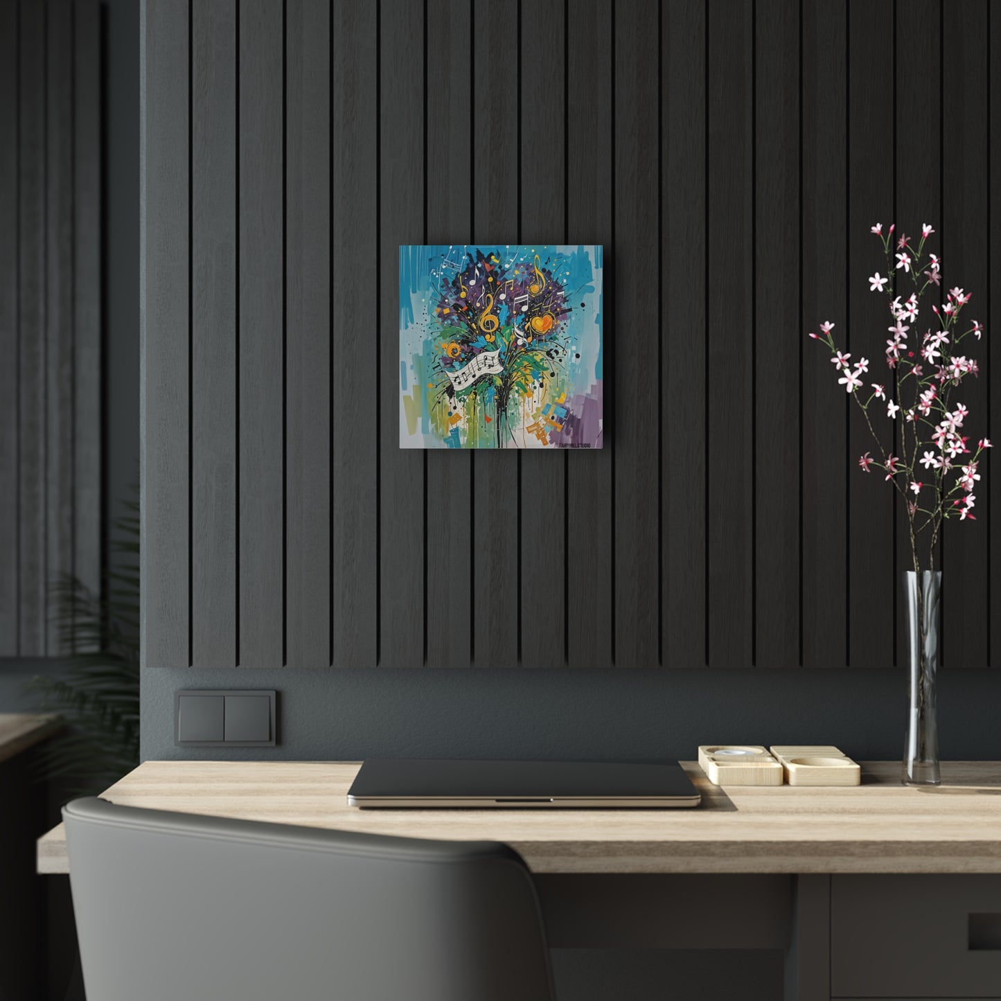 Art Acrylic Prints A bouquet of Music Notes Art