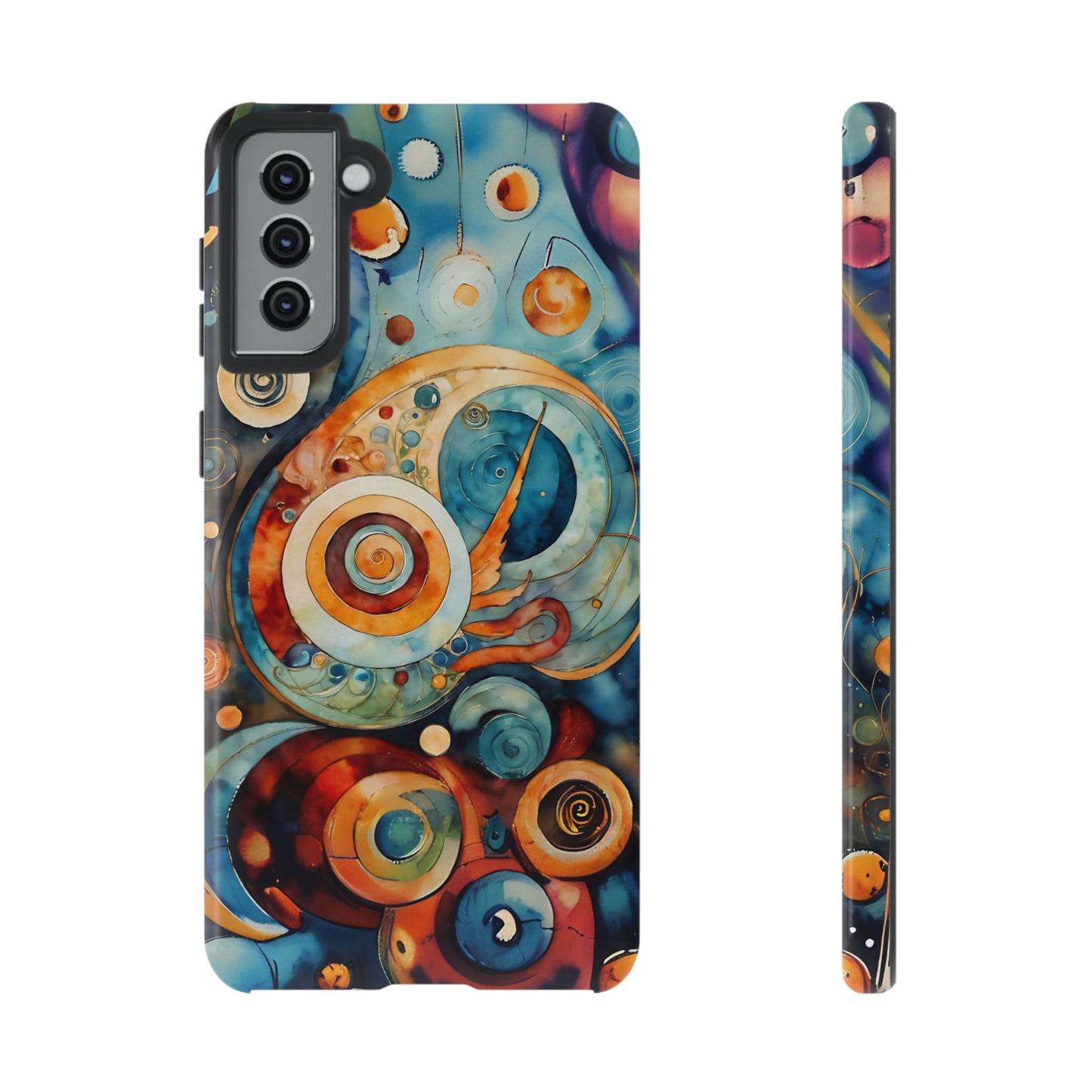 Phone Cases - Beautiful Abstract Circular Art Design