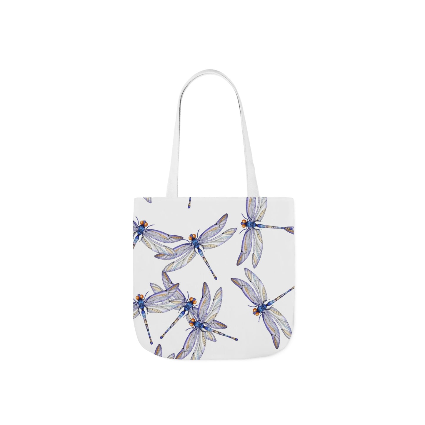 Colorful Dragonfly   Inspired Canvas Tote Bag - Perfect for Beach Days, Eco-Friendly Shopping, and Summer Fun!