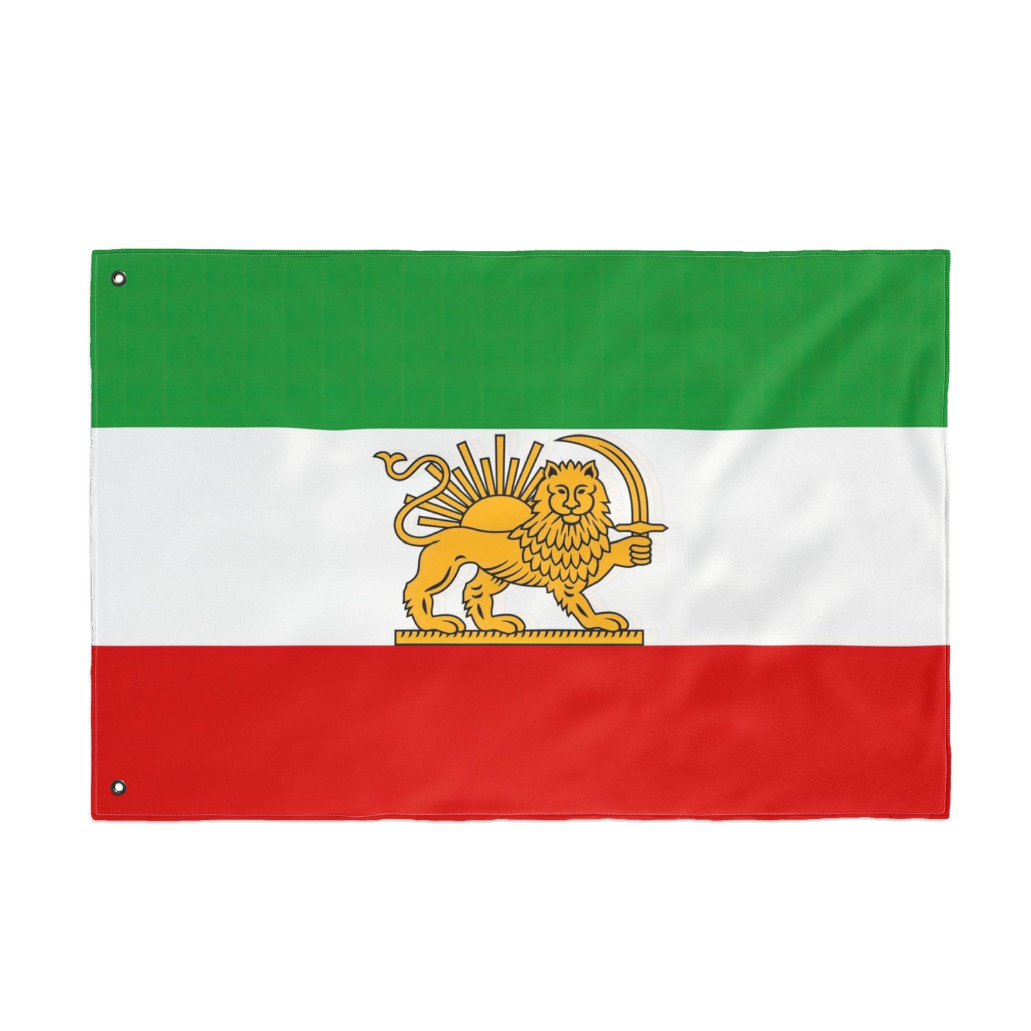 True Iran Heritage Flag – Old Persian Lion & Sun Revival (3x5 ft Double-Sided)