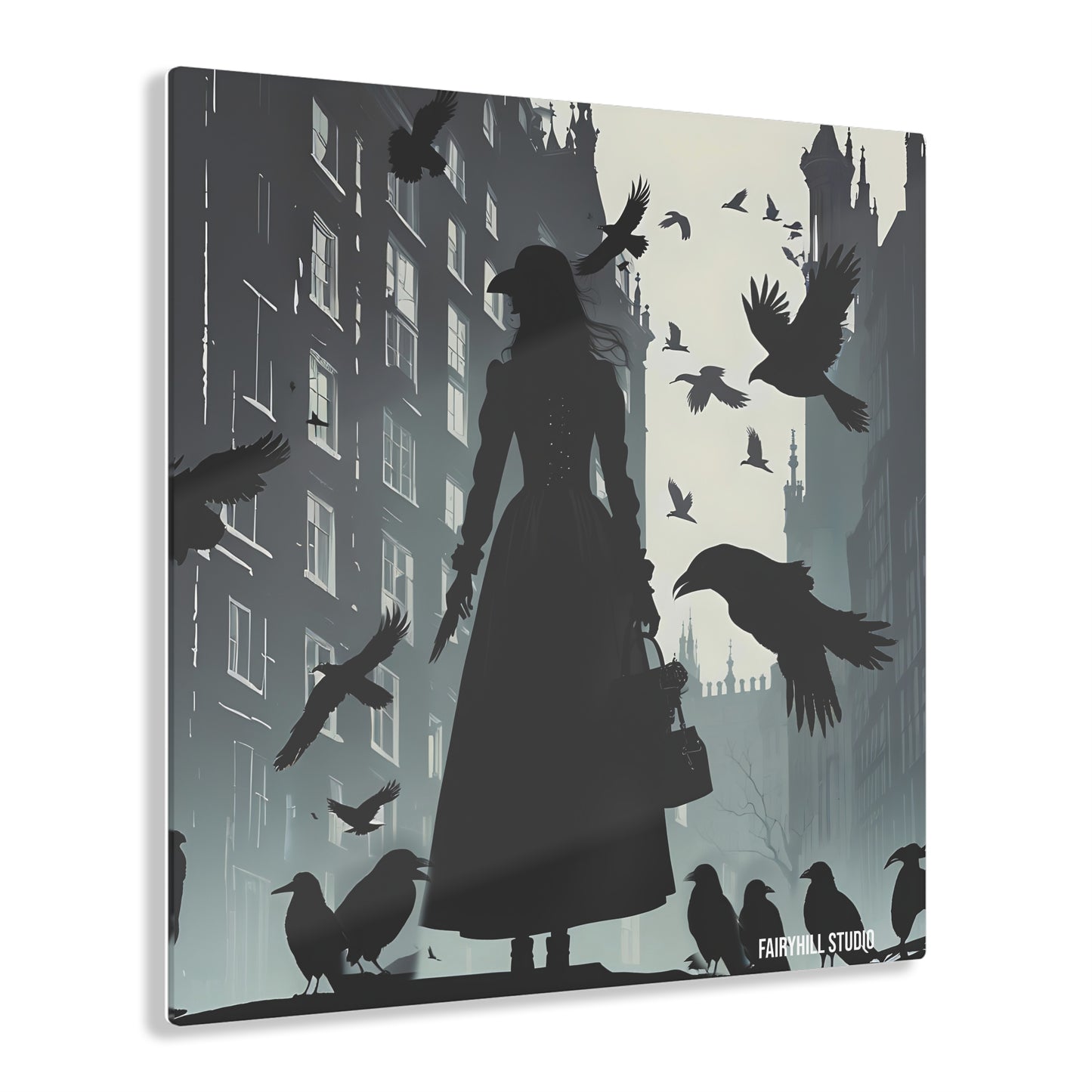 Art Acrylic Prints FairyHill  London Crows  Art