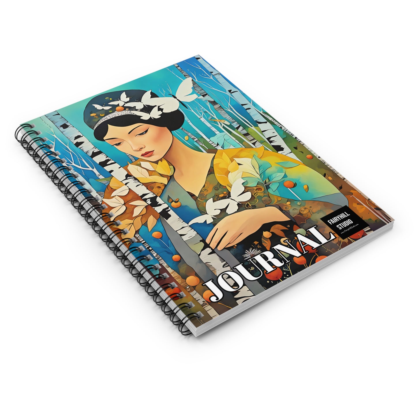Birch trees  Journal Gift notebook - Journal Notebook Gift - Ruled Line
