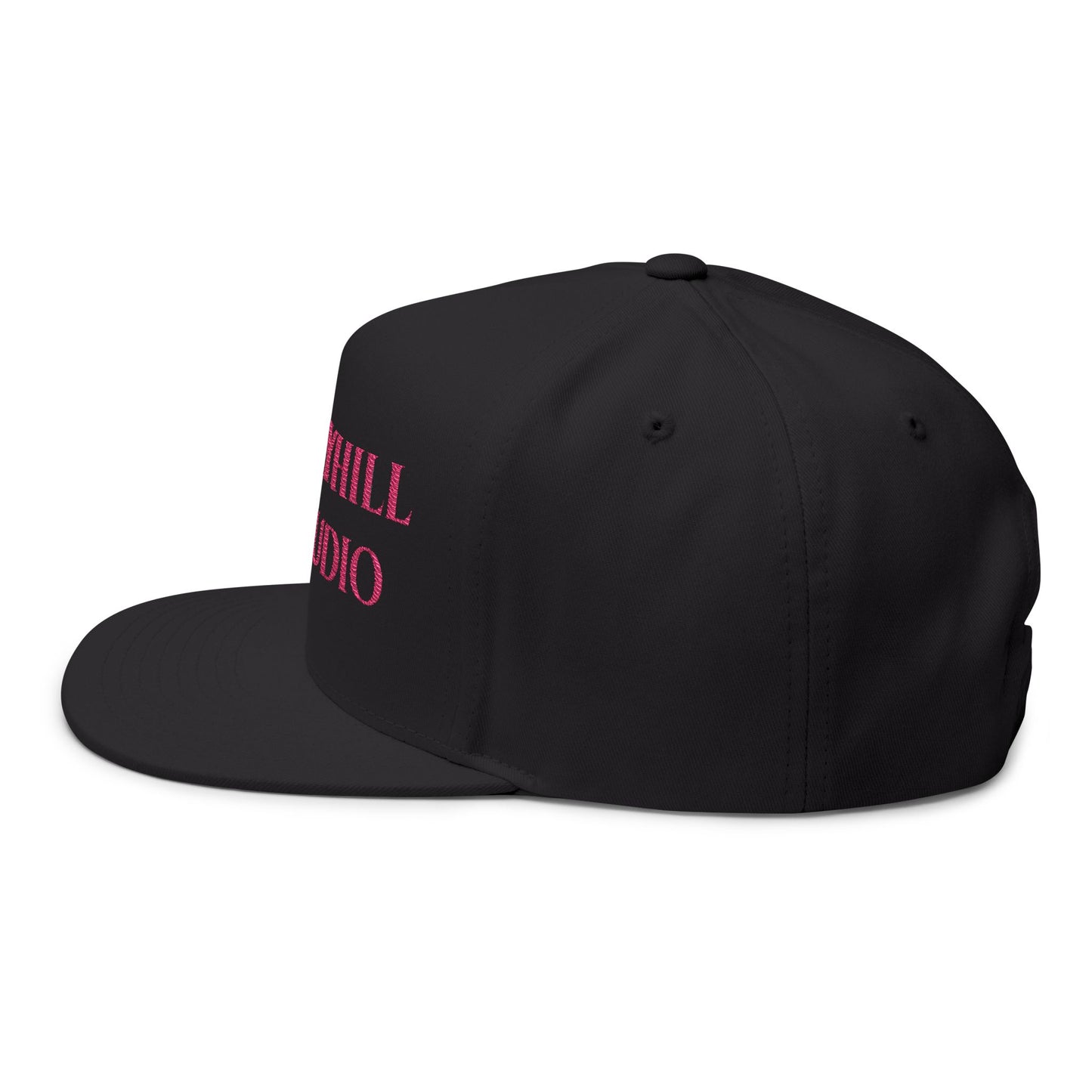 Flat Bill Cap — Fairyhill Studio Embroidered Logo Snapback
