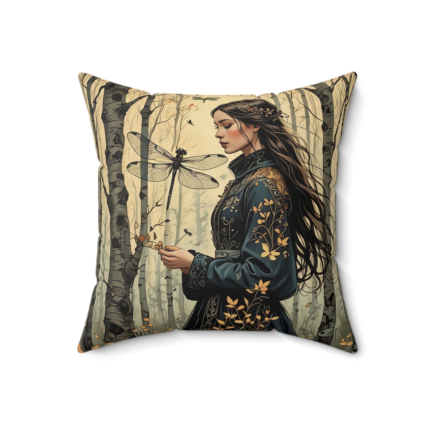 Princess and the Dragonfly Pillow