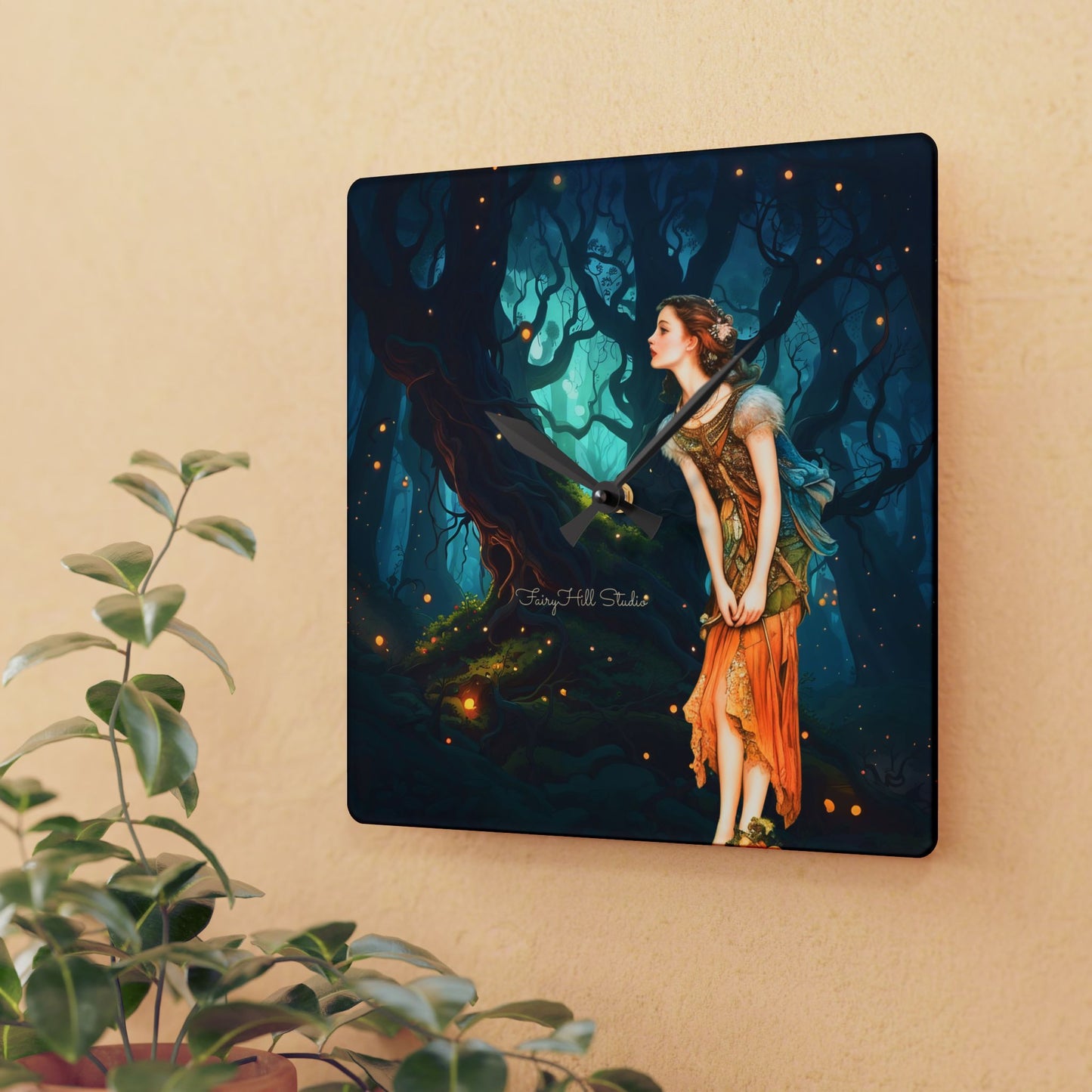Fairy Forest  Wall Clock