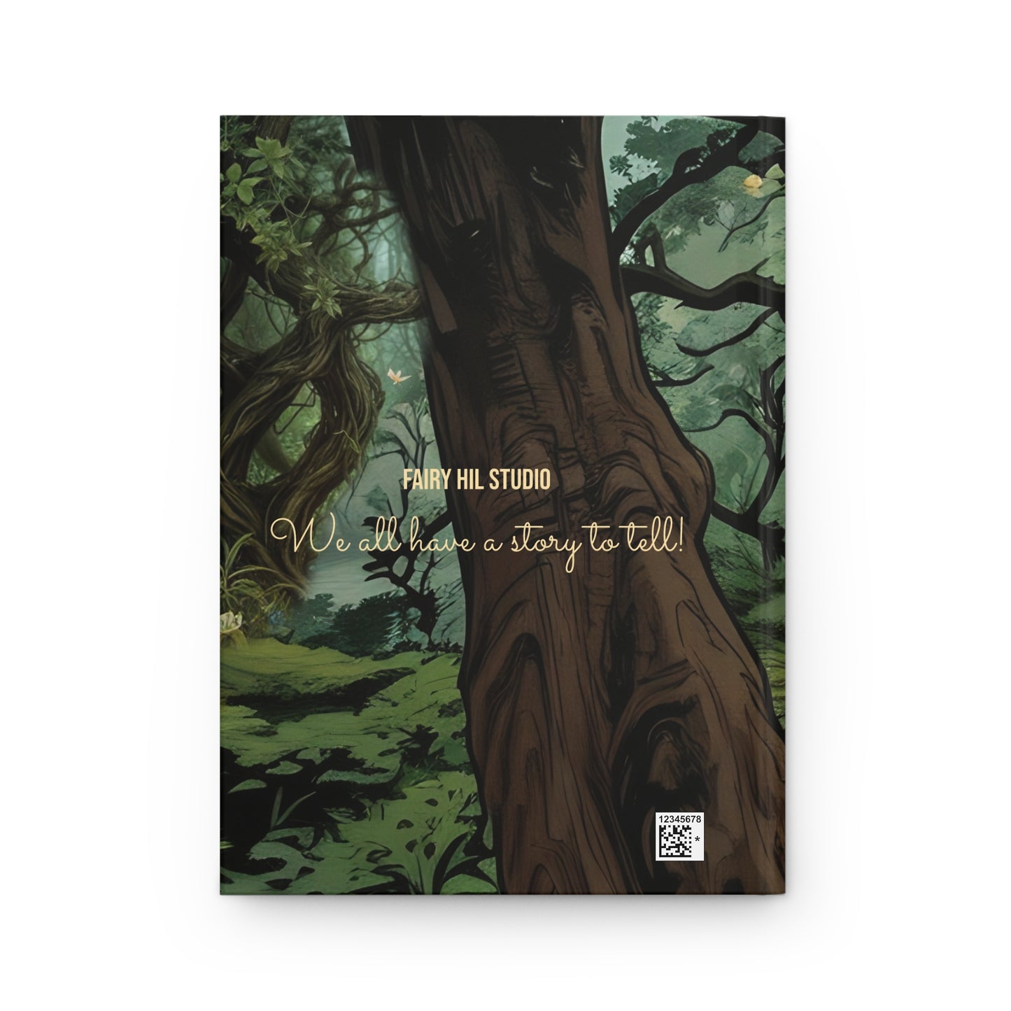 Hardcover Journal Matte - Mid-Summer's Eve Fairy Forest Art by Fairyhill Studio