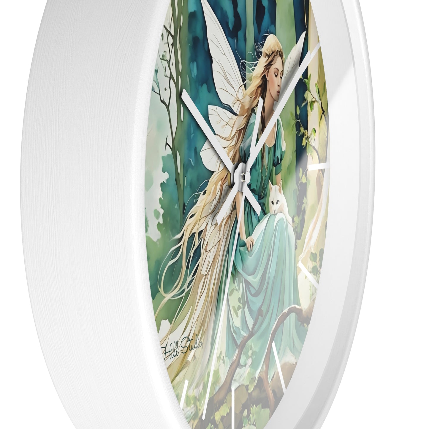 Enchanting Fairy/Angel Wall Clock, Home Decor, Gift for Fantasy Lovers, Unique Gift, Fairy Tale Decor, Woodland Theme