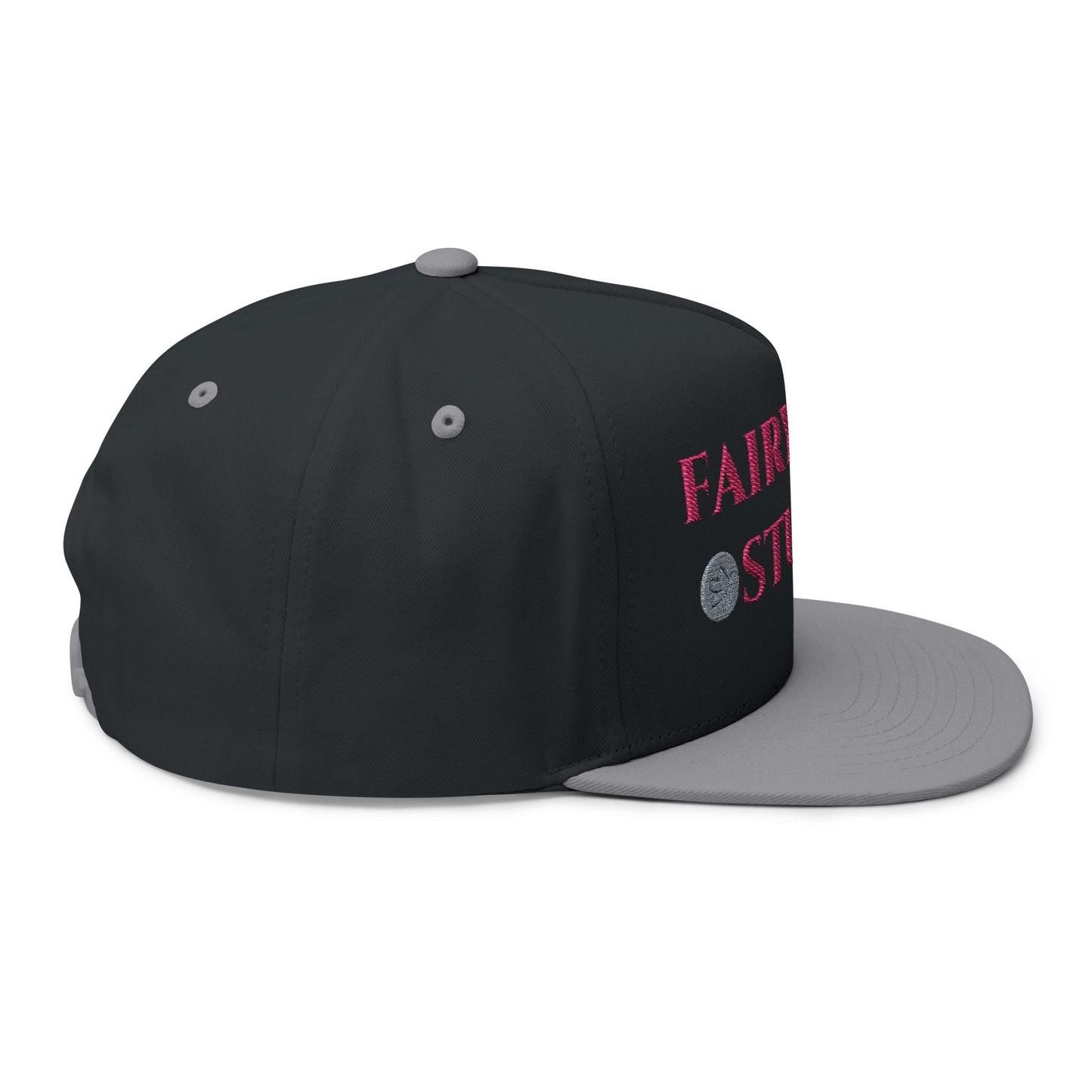 Flat Bill Cap — Fairyhill Studio Embroidered Logo Snapback