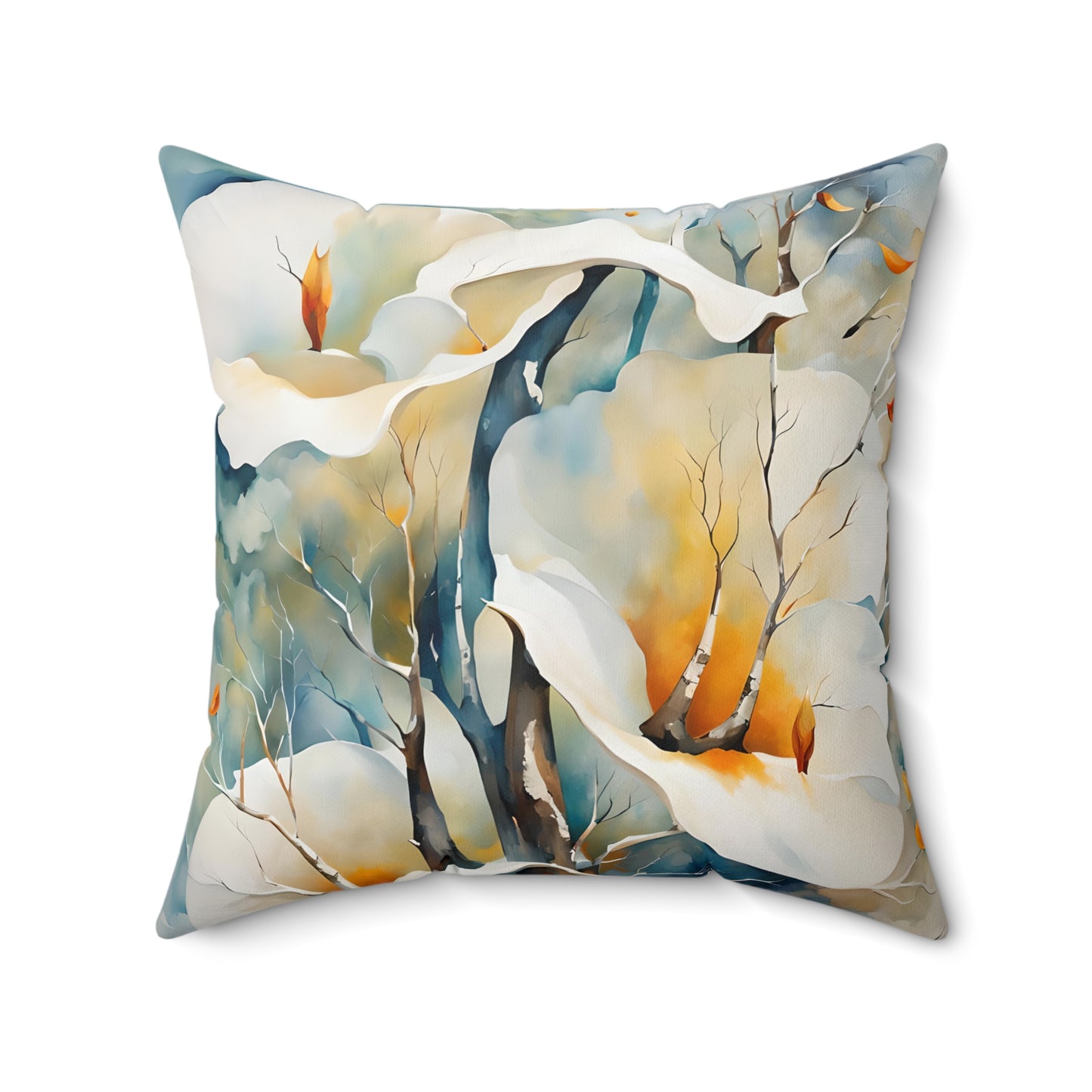 Spun Polyester Square  Calla Lillies Pillow