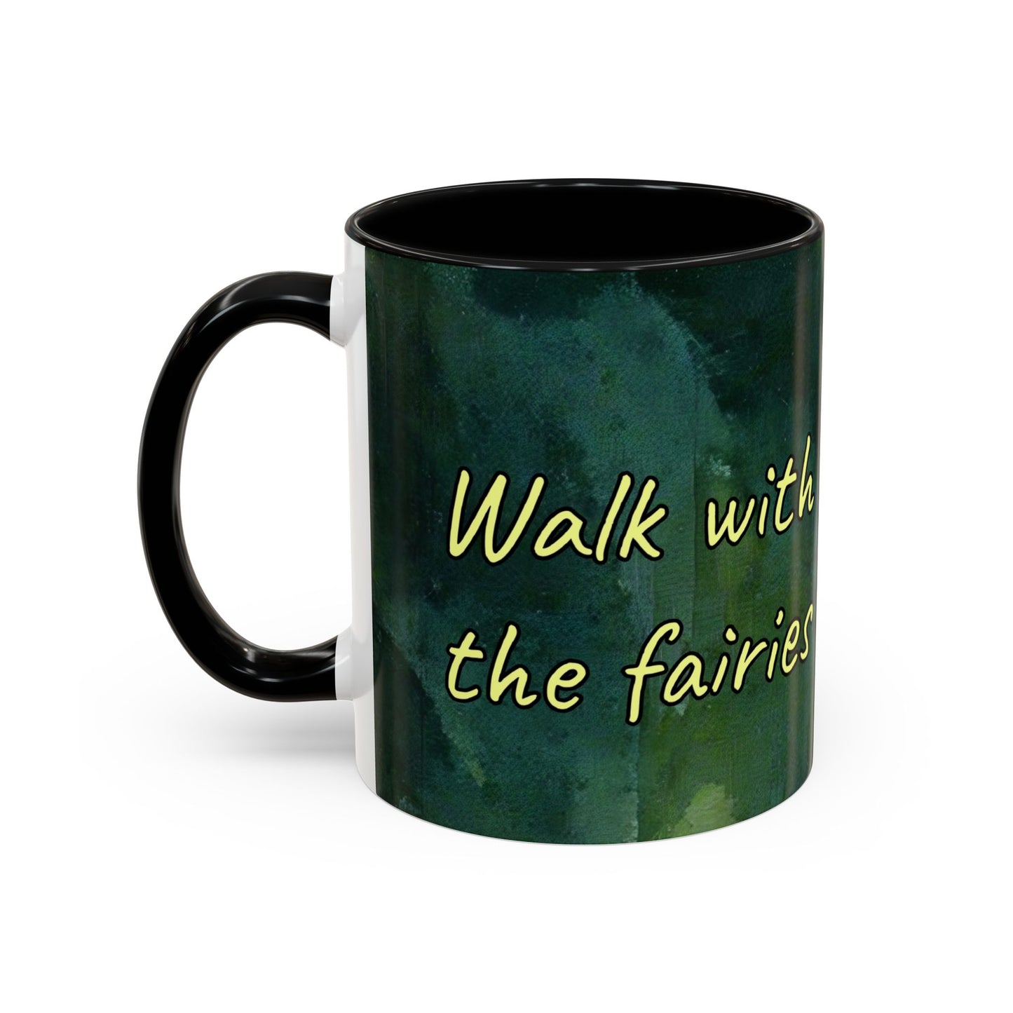 Sleeping Fairy -Themed Coffee Mug with a quote - 11 & 15oz Accent Mug for Fairy/coffee  Lovers
