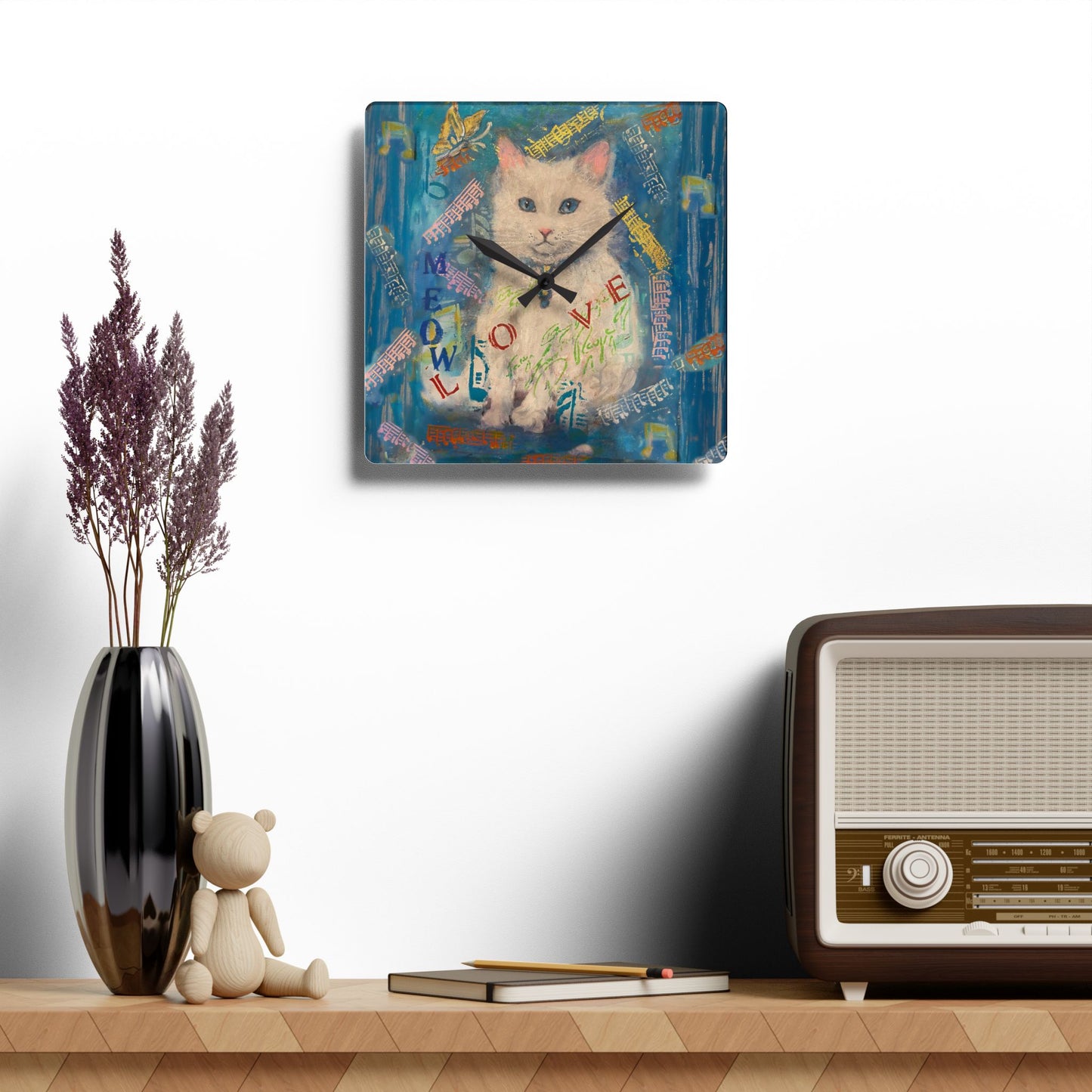 Cat Wall Clock