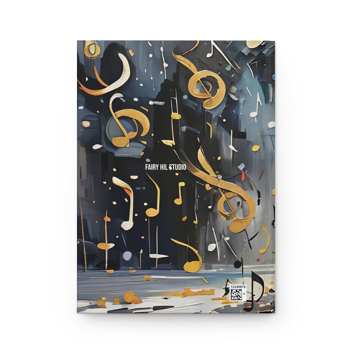 Hardcover Abstract woman with a dragonfly Journal hard Cover ,Notebook gift art Matte