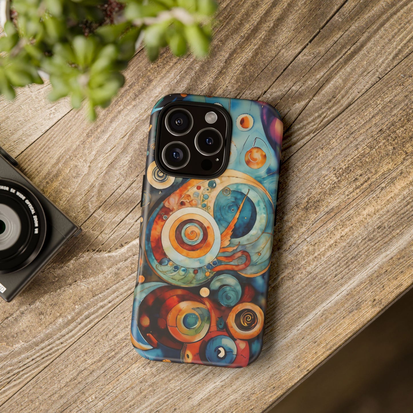 Phone Cases - Beautiful Abstract Circular Art Design