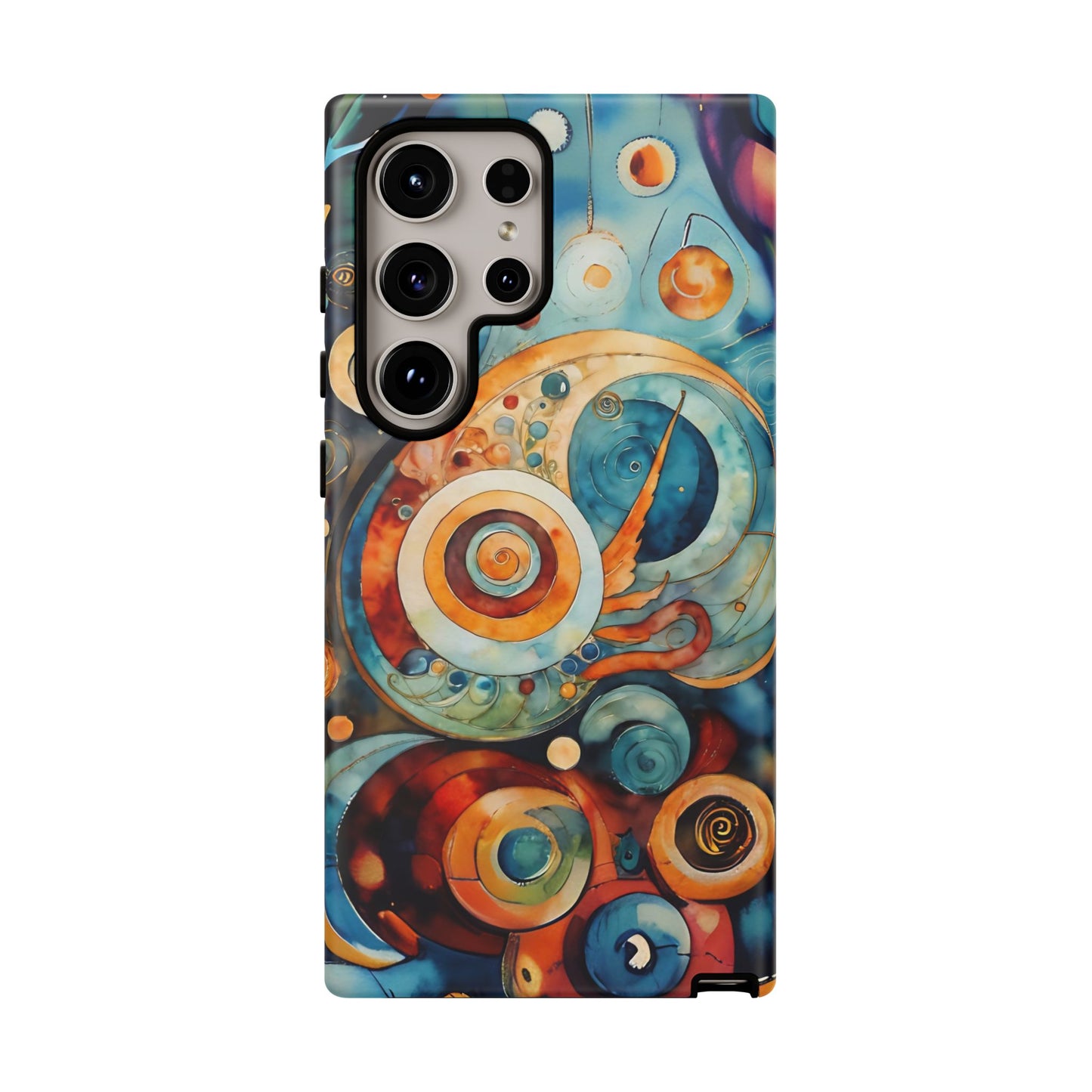 Phone Cases - Beautiful Abstract Circular Art Design