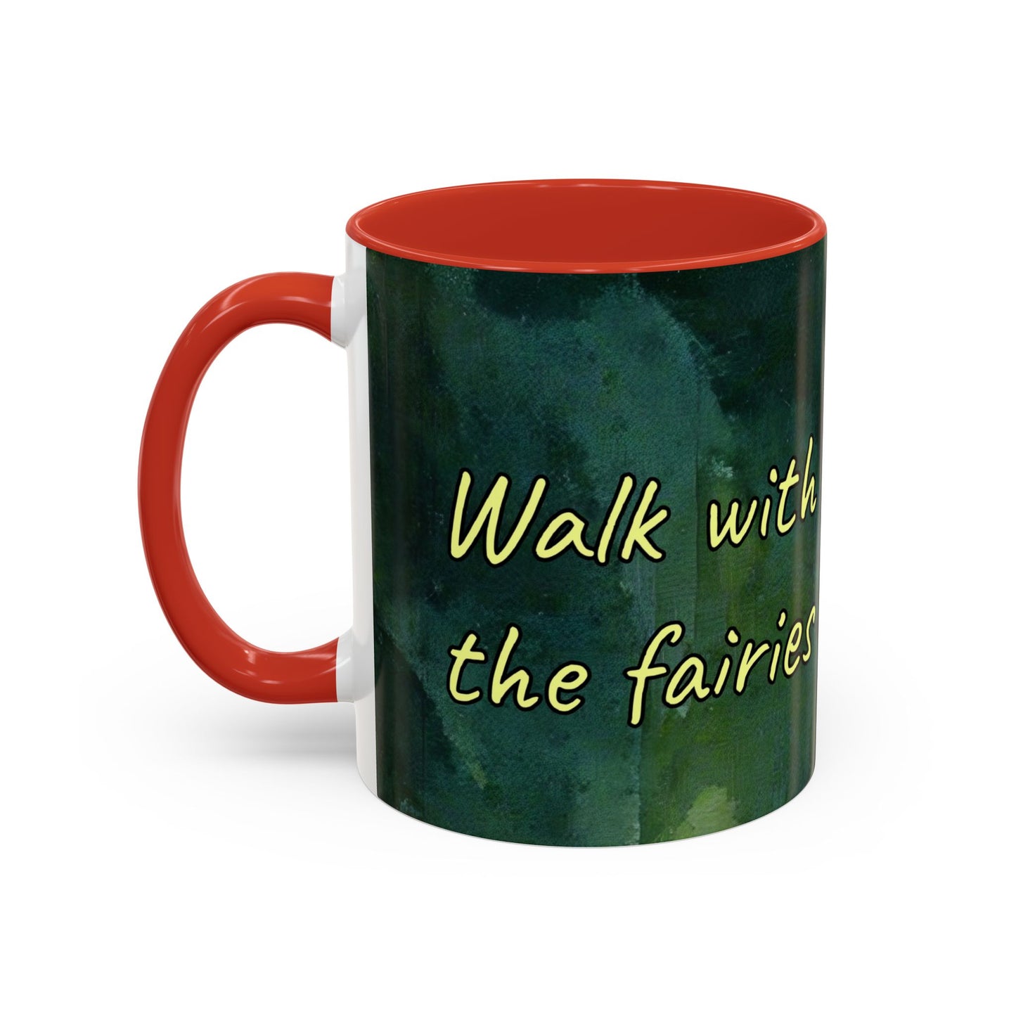 Sleeping Fairy -Themed Coffee Mug with a quote - 11 & 15oz Accent Mug for Fairy/coffee  Lovers