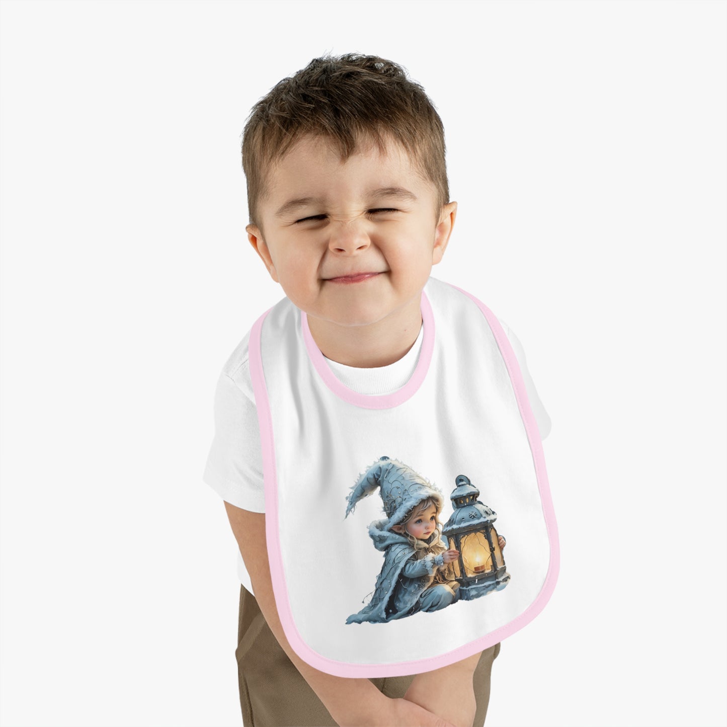 Adorable Baby Bib with Lantern Design - Perfect for Newborns and Gift Giving