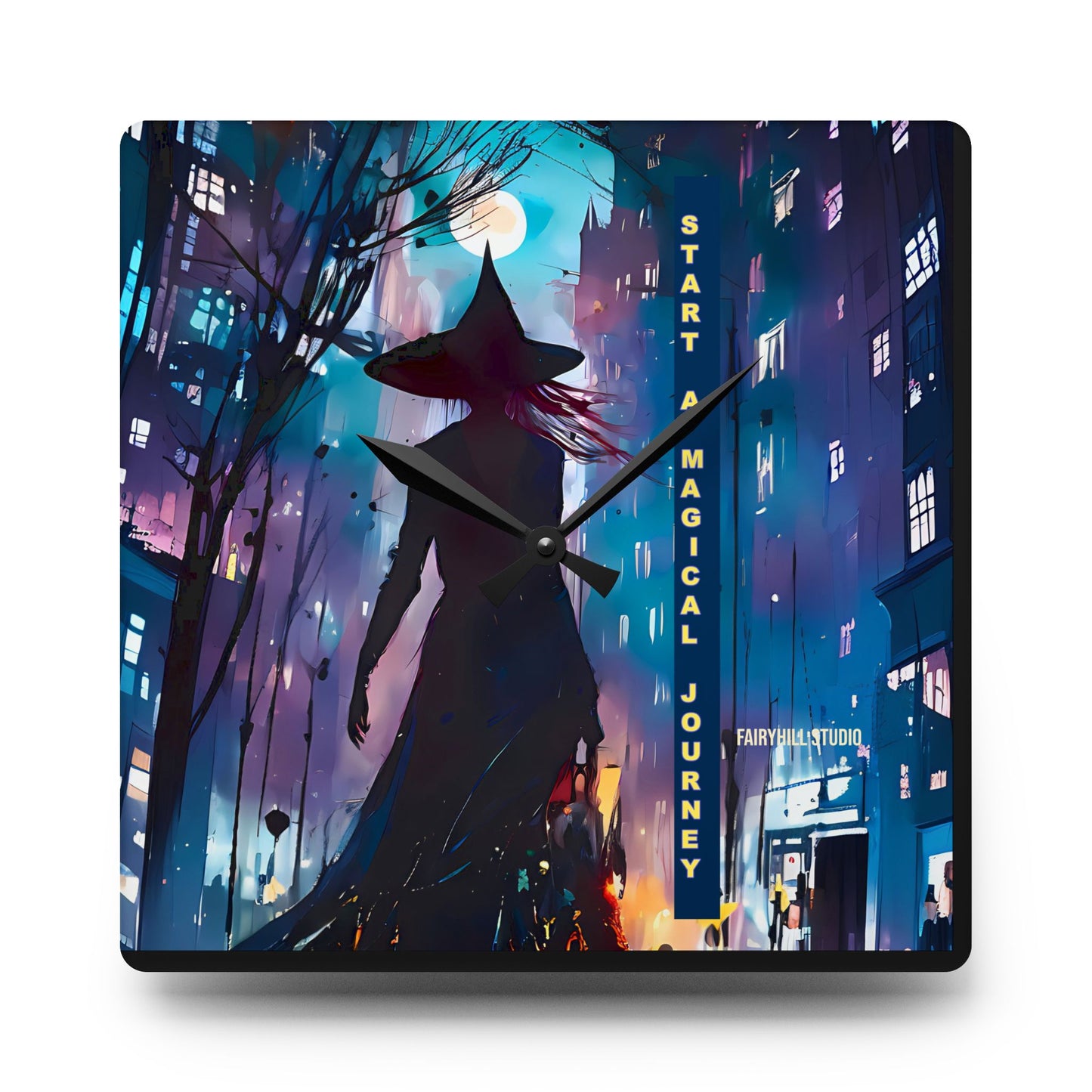 Wall Clock - Start a Magical Journey Art Design