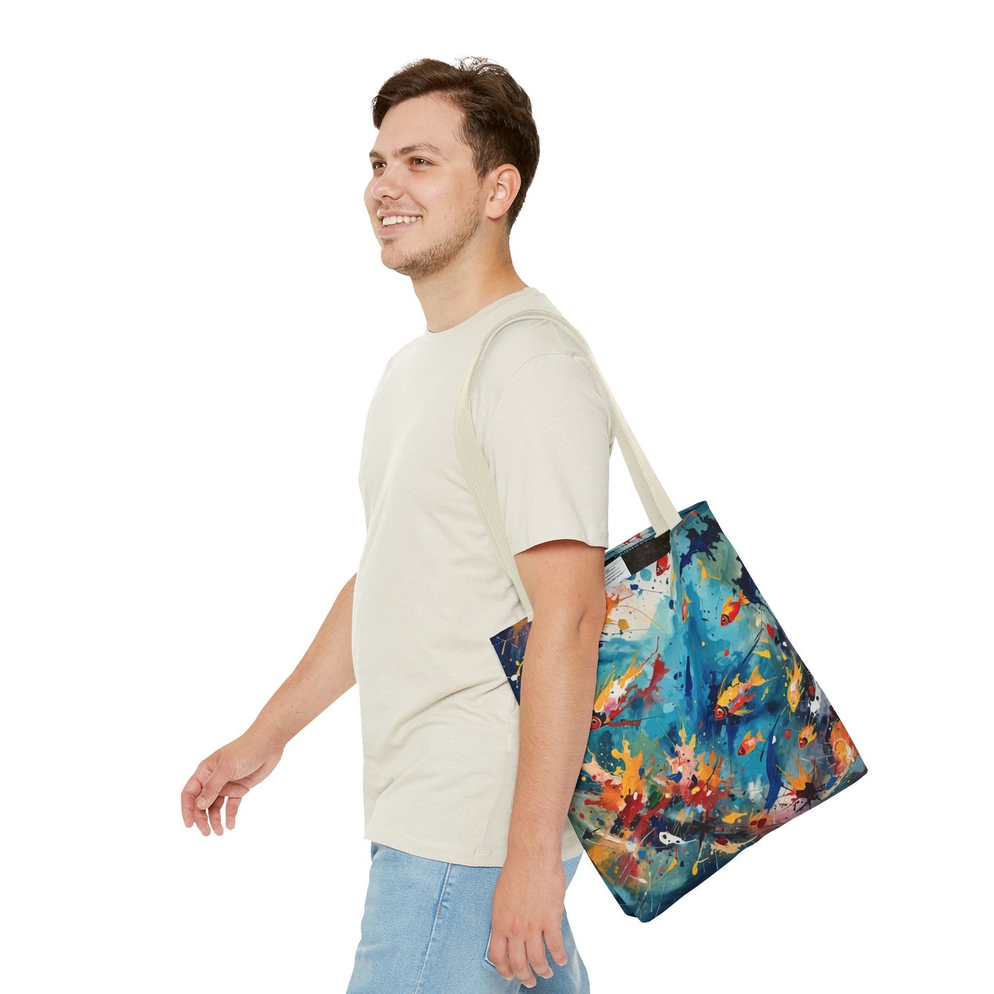 Fish Art Tote Bag
