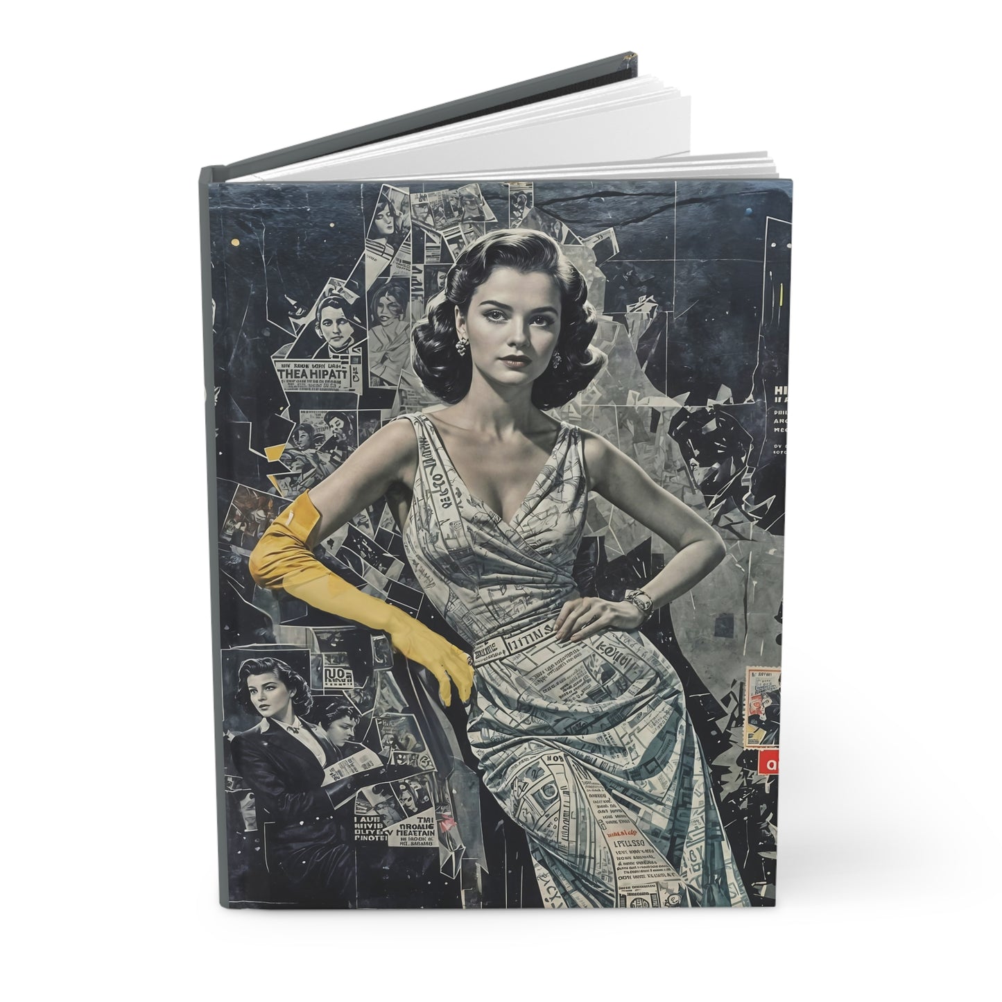 Vintage Hollywood Star Hardcover Journal