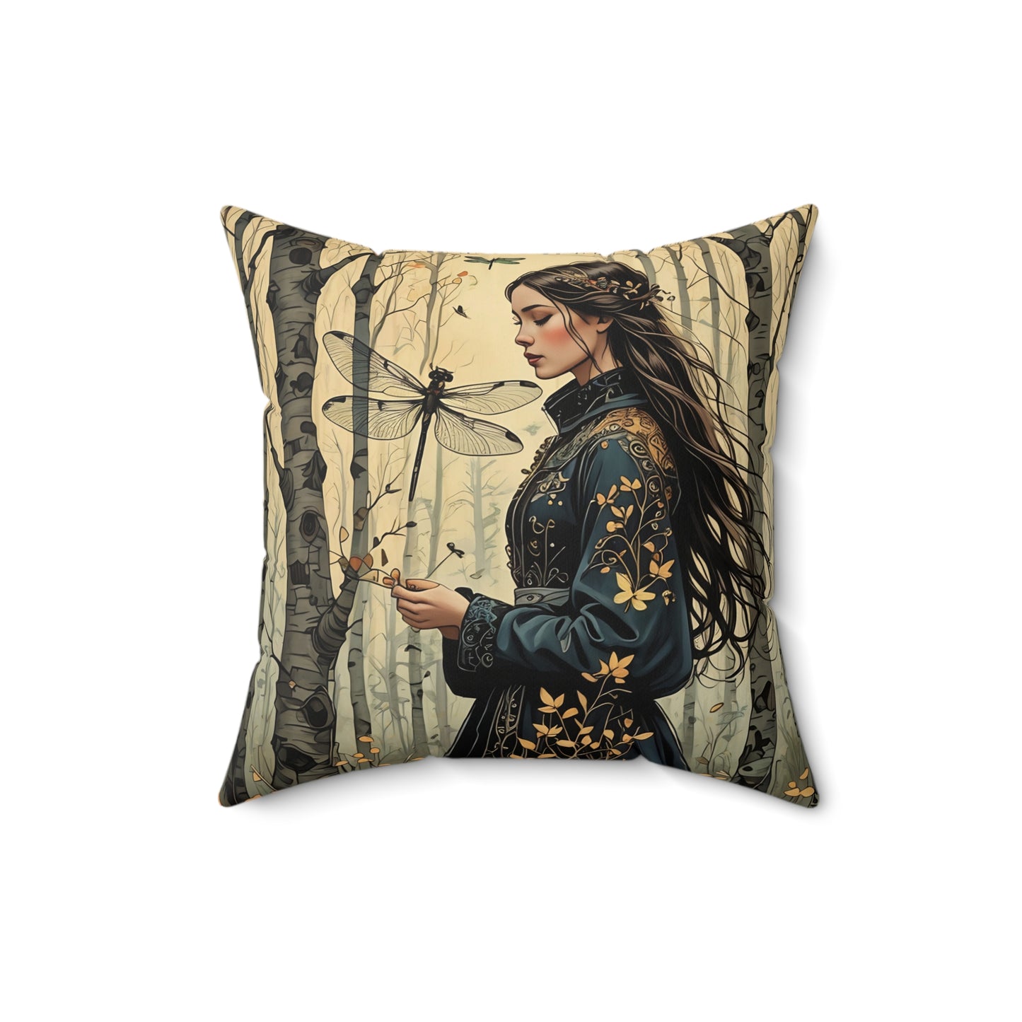 Princess and the Dragonfly Pillow